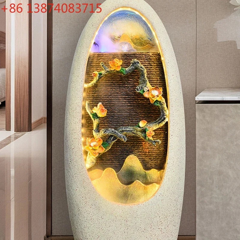 Circulating Water Living Room Fortune Fengshui Ball Fountain Landscape Humidifier Relocation and Opening Floor Decoration
Circulating Water Living Room Fortune Fengshui Ball Fountain Landscape Humidifier Relocation and Opening Floor Decoration