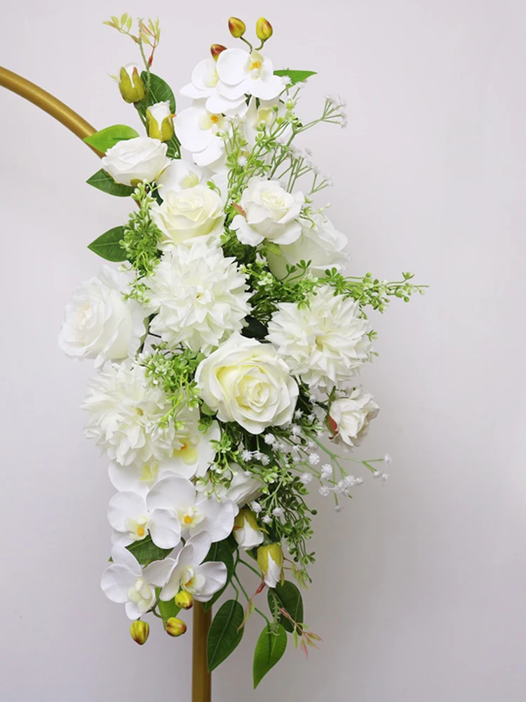 Arch Flowers with Drapes Kit Artificial Flower Arrangement Wedding Ceremony Arbor and Reception Backdrop Decoration
Arch Flowers with Drapes Kit Artificial Flower Arrangement Wedding Ceremony Arbor and Reception Backdrop Decoration