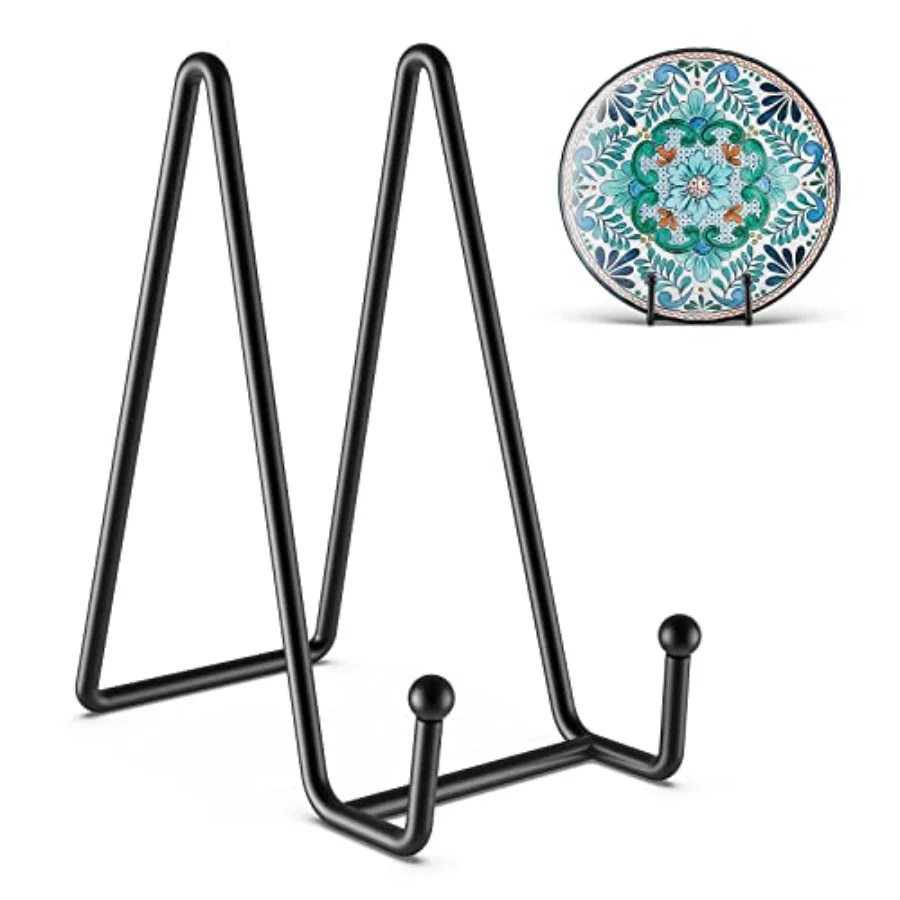 Pack Plate Stands for Display Picture - Vinyl Table Top Display, Decorative Metal Frame Holders for Book, Photo and Platter, Ta
Pack Plate Stands for Display Picture - Vinyl Table Top Display, Decorative Metal Frame Holders for Book, Photo and Platter, Ta