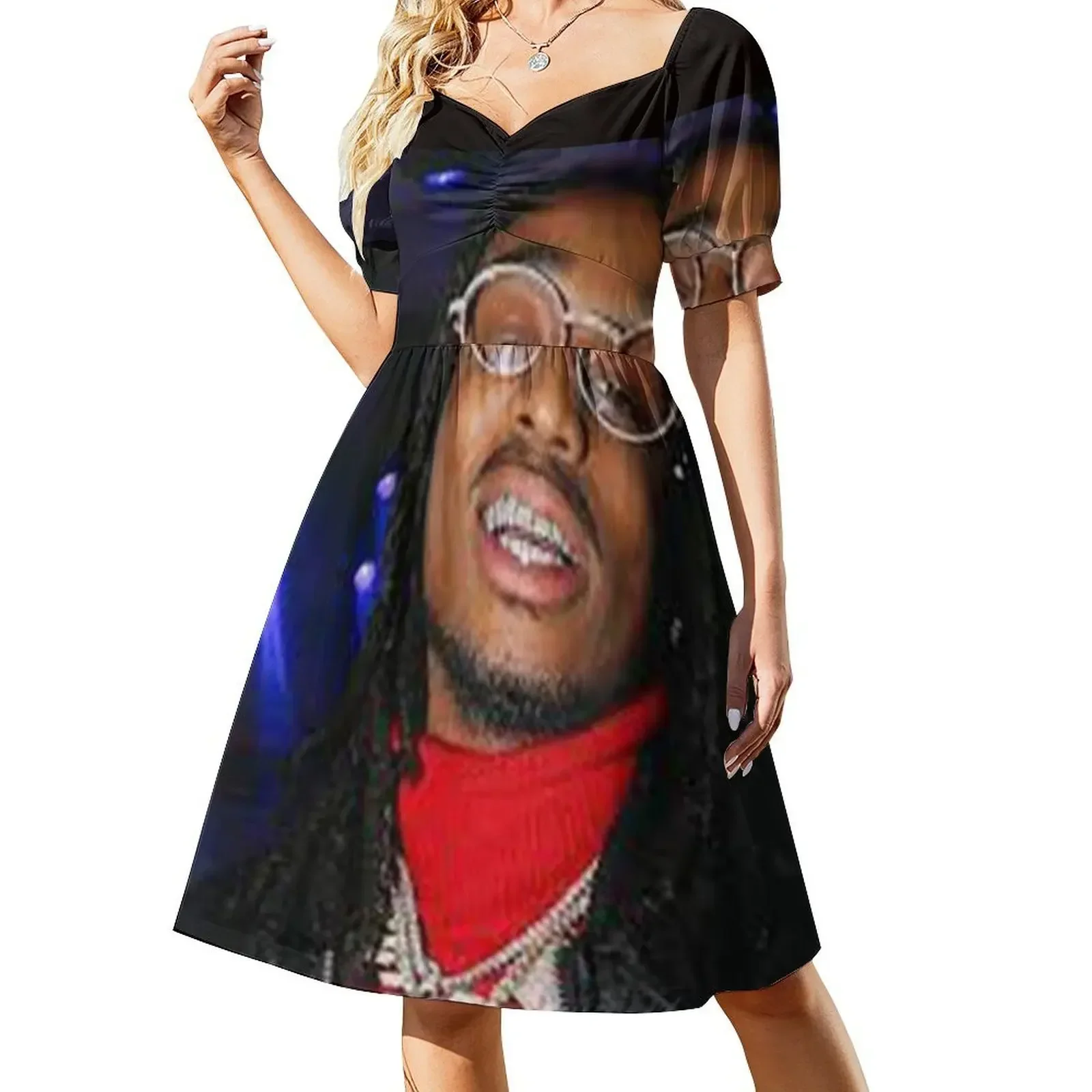 Quavo - Album Short-Sleeved Dress elegant party dress for women 2025 summer women's dress 2025
Quavo - Album Short-Sleeved Dress elegant party dress for women 2025 summer women's dress 2025