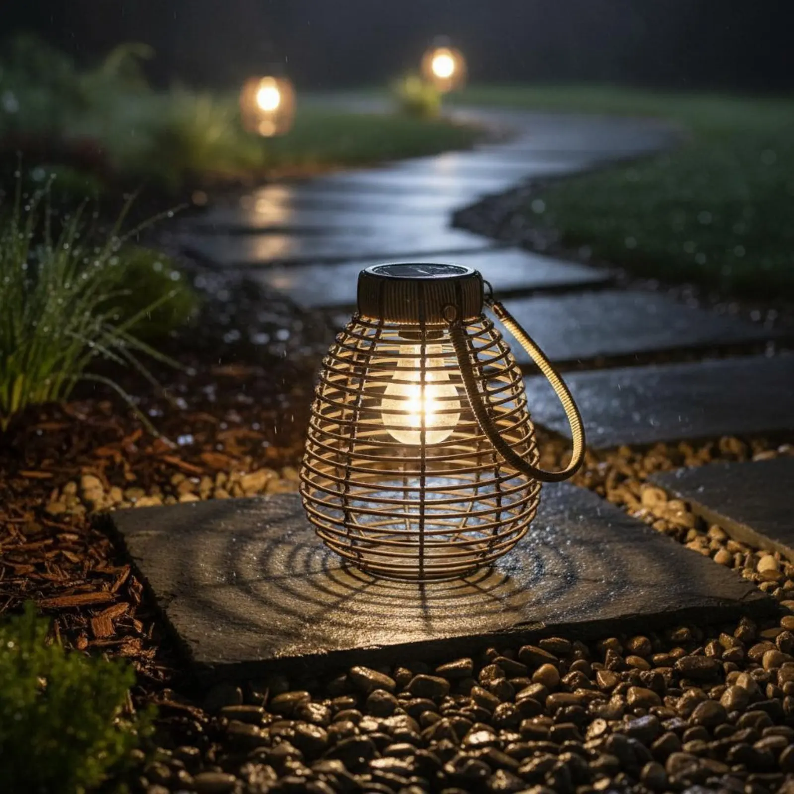 Rattan Weave Solar Lamp Weather Resistant Hanging Solar Lantern Portable Patio Lamp Automatic On/deactivated for Yard
Rattan Weave Solar Lamp Weather Resistant Hanging Solar Lantern Portable Patio Lamp Automatic On/deactivated for Yard