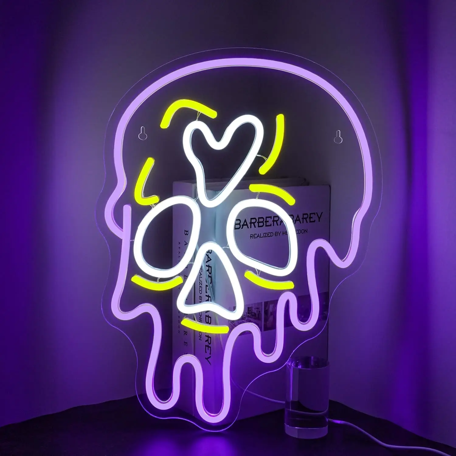 Melted Skull LED Neon, USB Powered Dimmable LED Neon, Fit Game Room, Men's Cave, Party Wall Art
Melted Skull LED Neon, USB Powered Dimmable LED Neon, Fit Game Room, Men's Cave, Party Wall Art