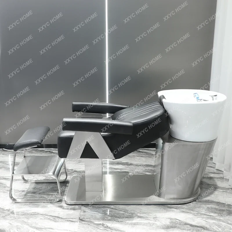 Internet Celebrity Barber Shop Shampoo Chair Hair Salon Simple Ceramic Basin Half Lying Flushing Bed Hair Salon
Internet Celebrity Barber Shop Shampoo Chair Hair Salon Simple Ceramic Basin Half Lying Flushing Bed Hair Salon