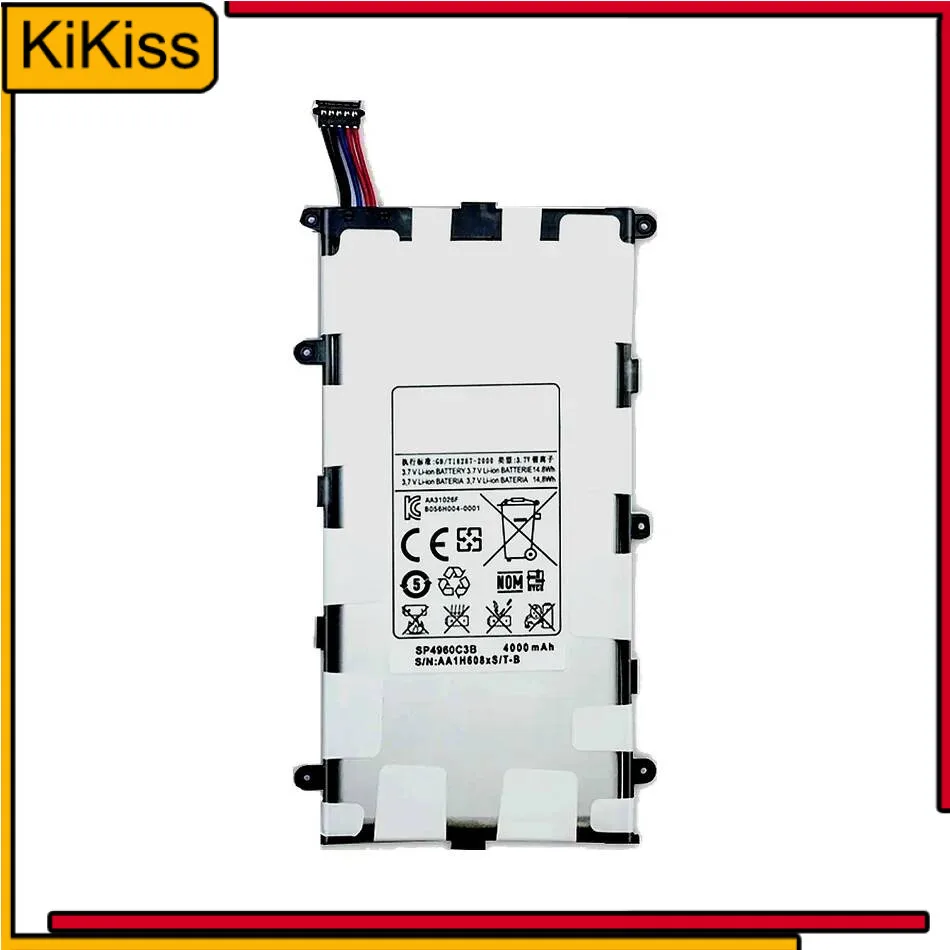 Tablet Battery SP4960C3B 4000Mah For Samsung Galaxy Tab 2 7.0 GT P3100 P3110 P3113 P6200 P6210
Tablet Battery SP4960C3B 4000Mah For Samsung Galaxy Tab 2 7.0 GT P3100 P3110 P3113 P6200 P6210