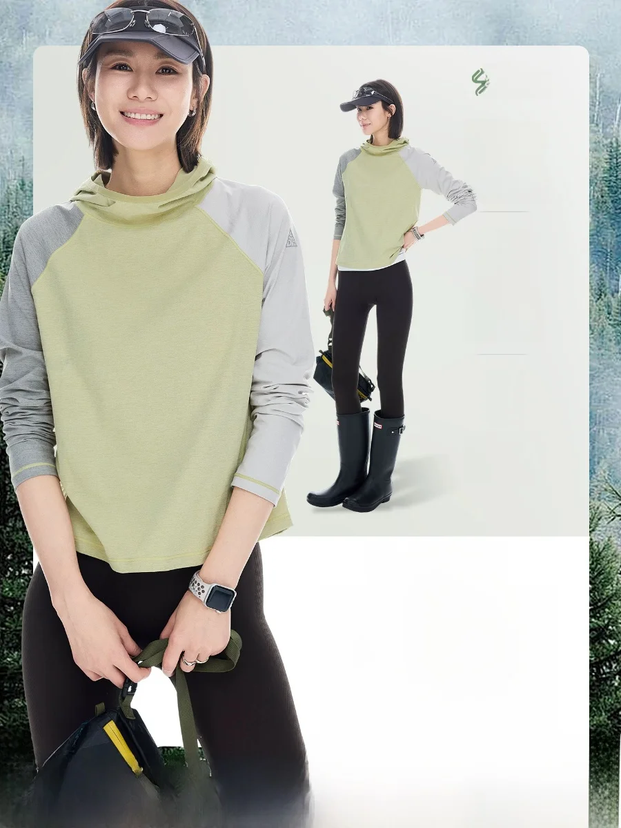 Cloud Life Qinghe T Women's Long Sve Hoodie Color Blo Contrast Spring Casual Top Polyester Fiber Low Waist Regular Fit
Cloud Life Qinghe T Women's Long Sve Hoodie Color Blo Contrast Spring Casual Top Polyester Fiber Low Waist Regular Fit