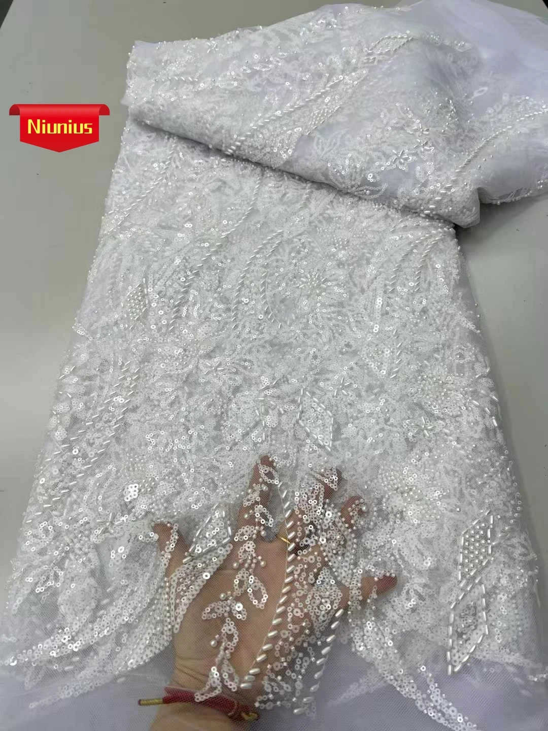 Latest Best Quality Soft Pure white Elegant Tulle Lace With Lots Stones Fabric for Bride Wedding Party Dress NN6588_S
Latest Best Quality Soft Pure white Elegant Tulle Lace With Lots Stones Fabric for Bride Wedding Party Dress NN6588_S