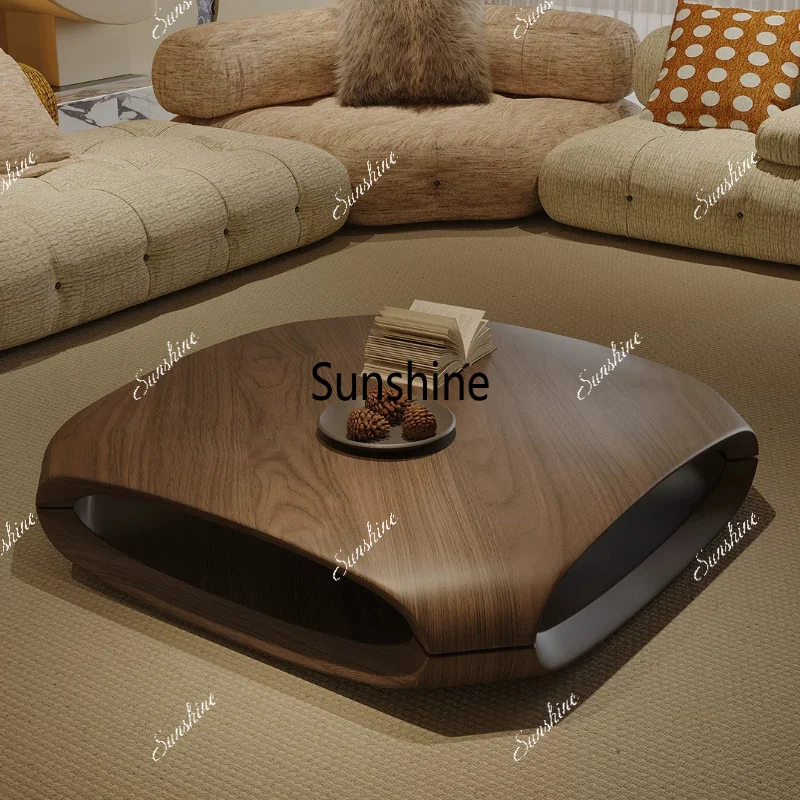 Curved storage low table modern simple light luxury medieval wabi-sabi wind living room coffee table
Curved storage low table modern simple light luxury medieval wabi-sabi wind living room coffee table
