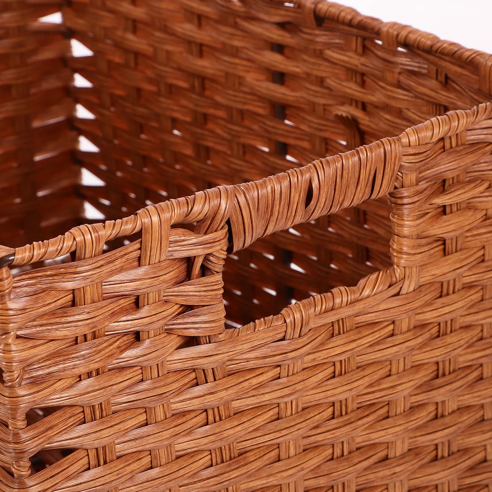 Large Capacity Imitation Rattan Woven Storage Bin Desktop Basket Multipurpose Organizer for Home Office Supplies
Large Capacity Imitation Rattan Woven Storage Bin Desktop Basket Multipurpose Organizer for Home Office Supplies