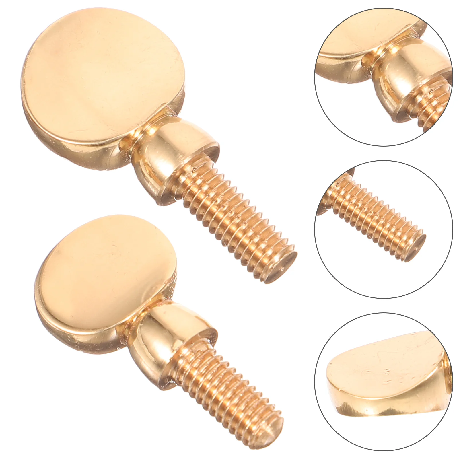 2 Pcs Golden Copper Saxophone Neck Screws Small Musical Instrument Accessory Lightweight Replacement Part Easy Install
2 Pcs Golden Copper Saxophone Neck Screws Small Musical Instrument Accessory Lightweight Replacement Part Easy Install