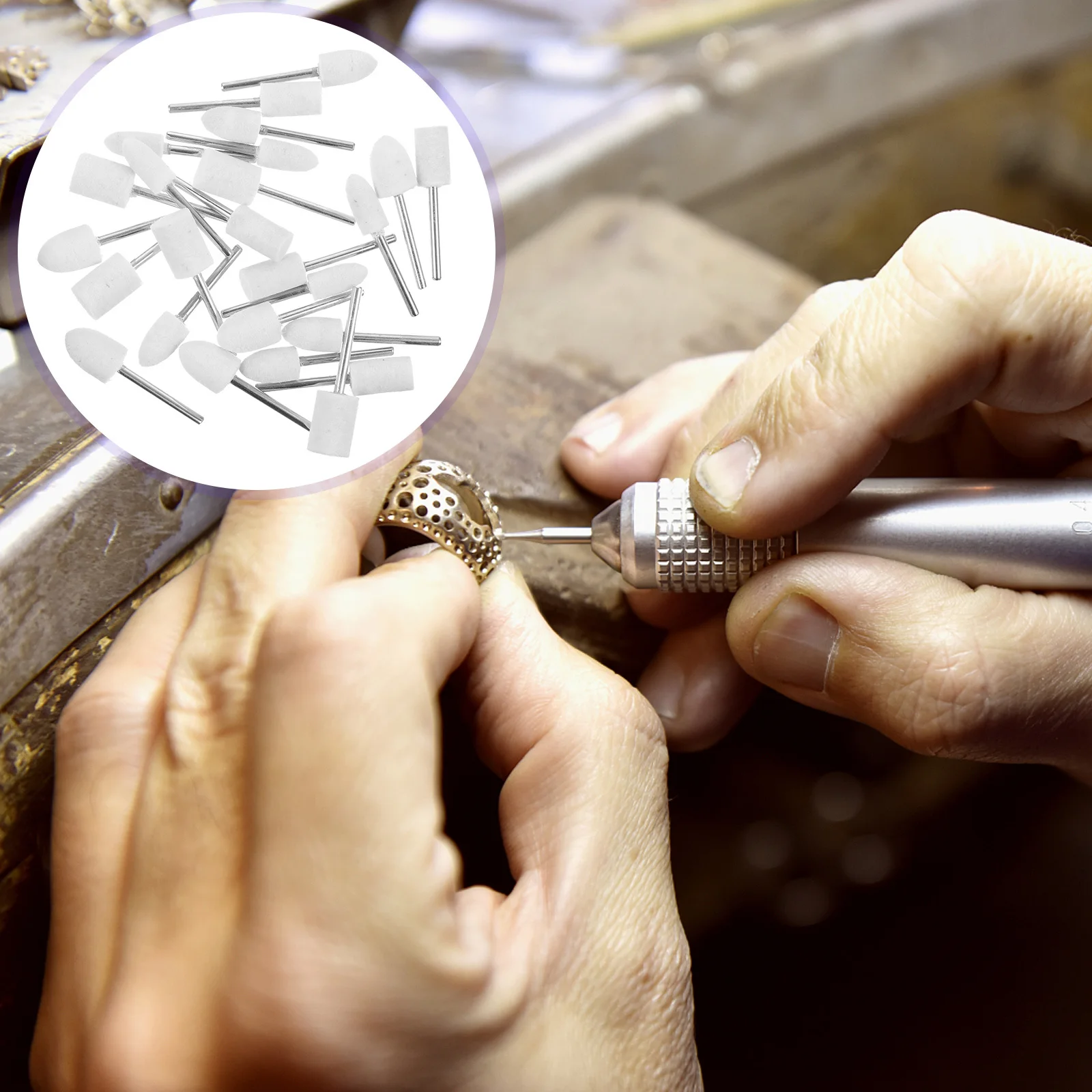 25Pcs Polishing Bits Wool Felt Grinding Heads Universal Watch Jewelry Nail Buffing Wheels Polishing Tools Jewelry Polish
25Pcs Polishing Bits Wool Felt Grinding Heads Universal Watch Jewelry Nail Buffing Wheels Polishing Tools Jewelry Polish