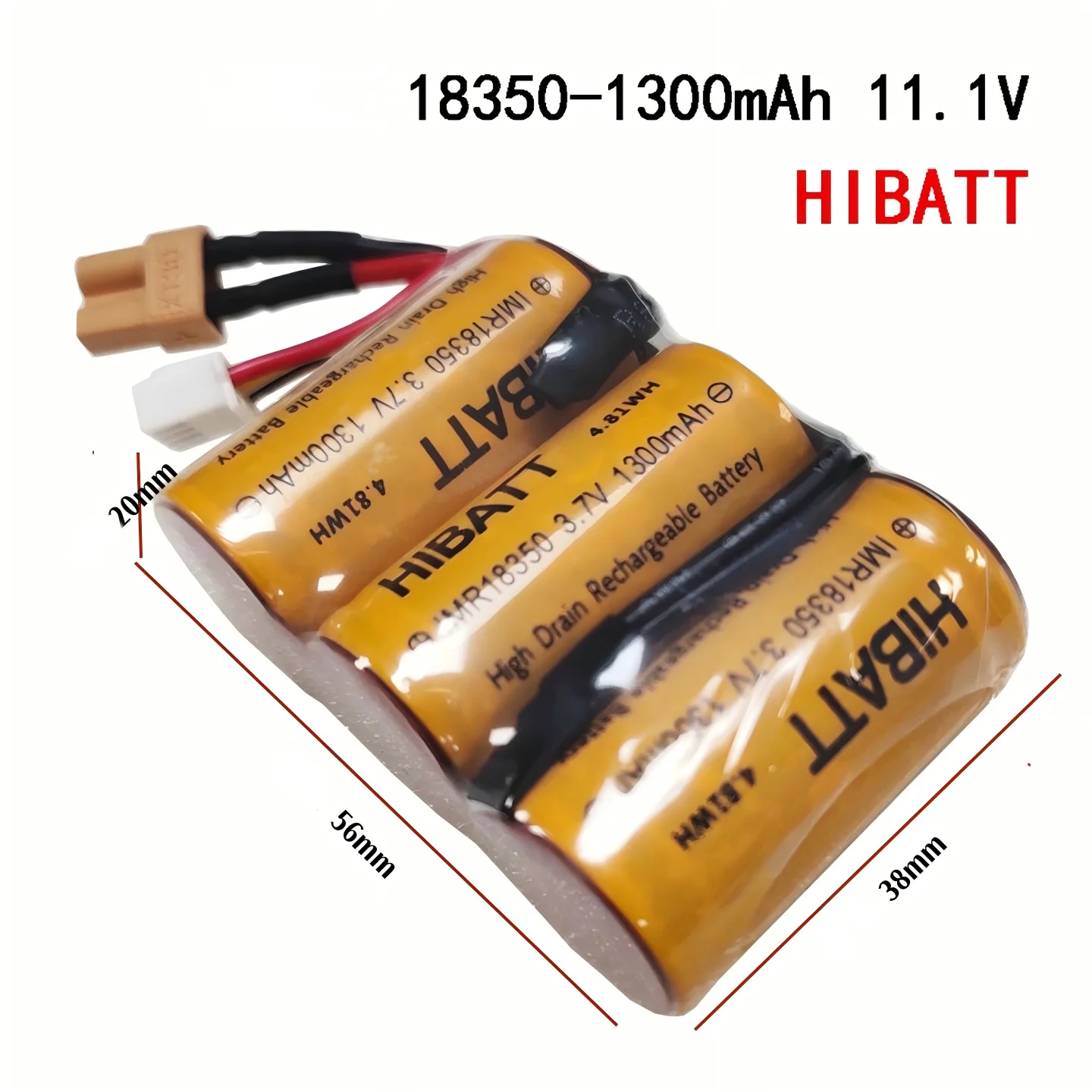 New 7.4V 11.1V 1300mAH IMR18350 Battery Water Soft Bullet Launcher Lithium Battery 18350
New 7.4V 11.1V 1300mAH IMR18350 Battery Water Soft Bullet Launcher Lithium Battery 18350