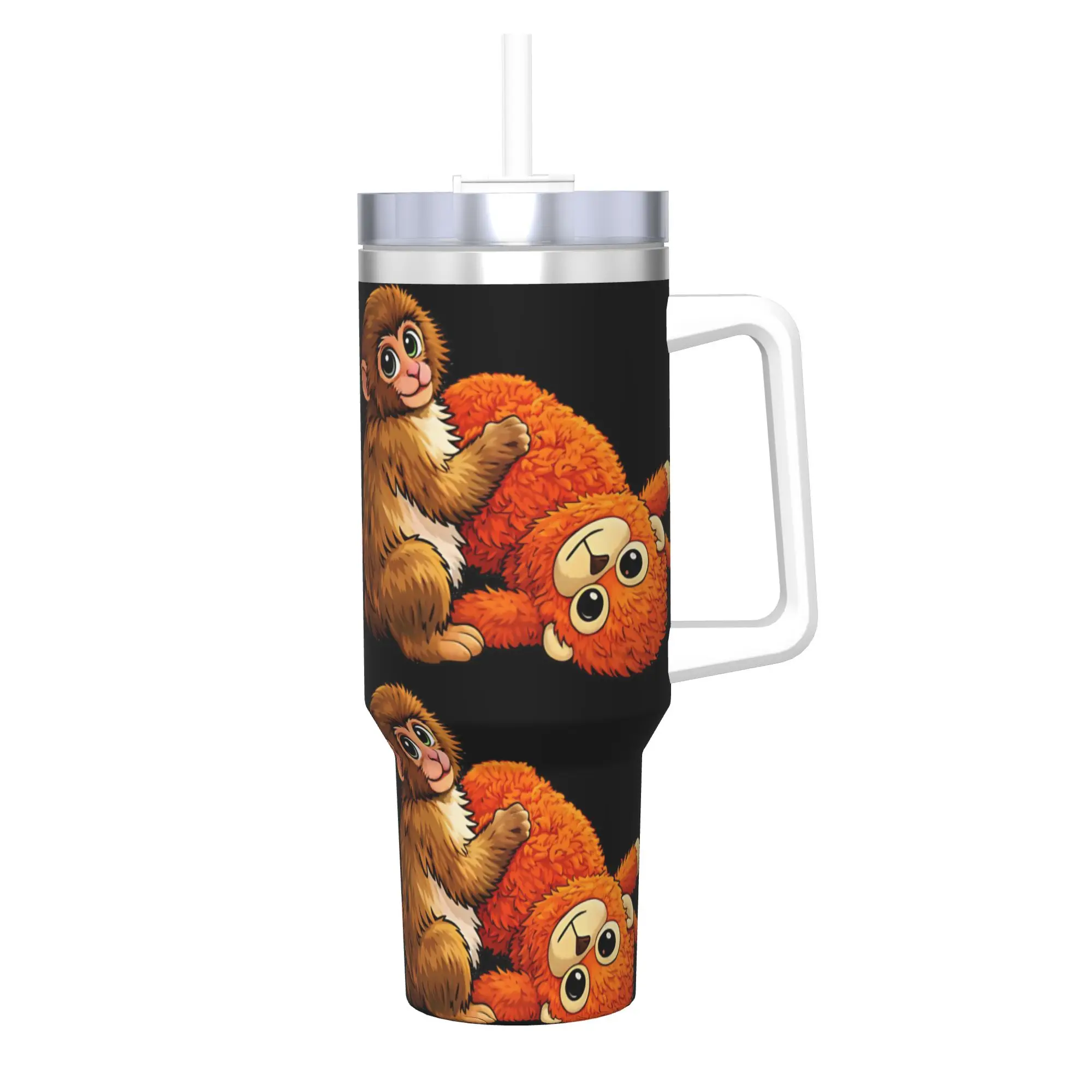 Термокружка из нержавеющей стали Baby Monkey Punch Cute Monkey Punch с соломинкой и крышкой, 40 унций
Термокружка из нержавеющей стали Baby Monkey Punch Cute Monkey Punch с соломинкой и крышкой, 40 унций