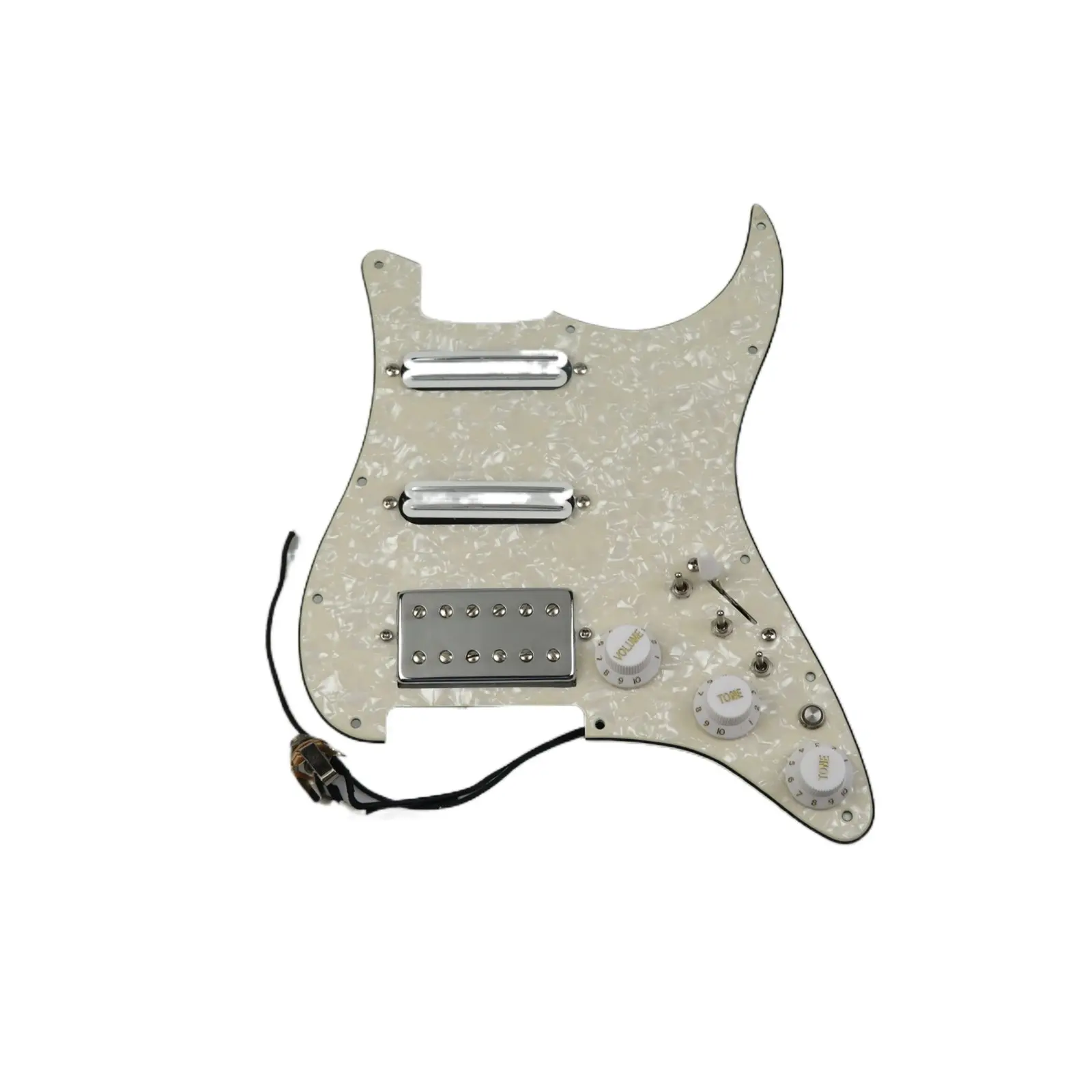 Prewired loaded Pickguard Guitar Pickups Humbucker Pickups Alnico 5 HSS Wiring Harness Push-Pull
Prewired loaded Pickguard Guitar Pickups Humbucker Pickups Alnico 5 HSS Wiring Harness Push-Pull