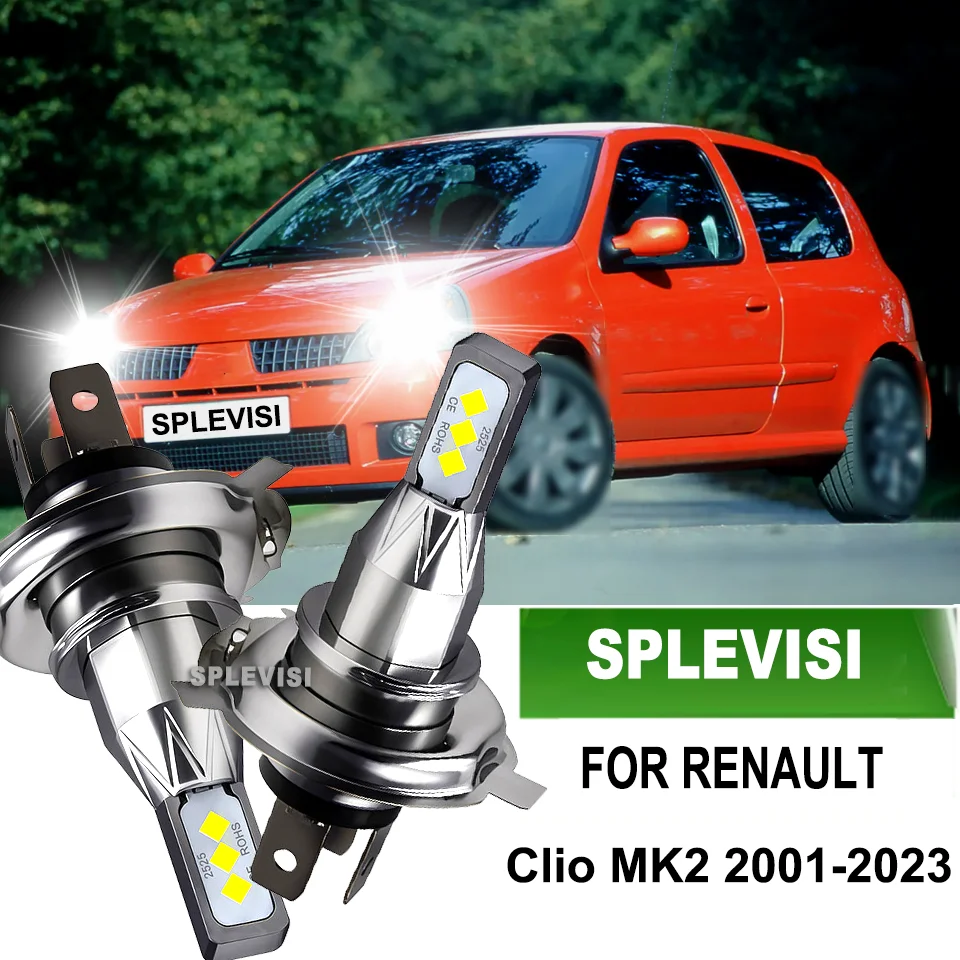 2Pc Car Lights H4 Headlight 60W 6000LM LED Lamp For Renault Clio MK2 2001-2023 2002 2003 2004 2005 2006 2007 2008 2009 2010 2011
2Pc Car Lights H4 Headlight 60W 6000LM LED Lamp For Renault Clio MK2 2001-2023 2002 2003 2004 2005 2006 2007 2008 2009 2010 2011