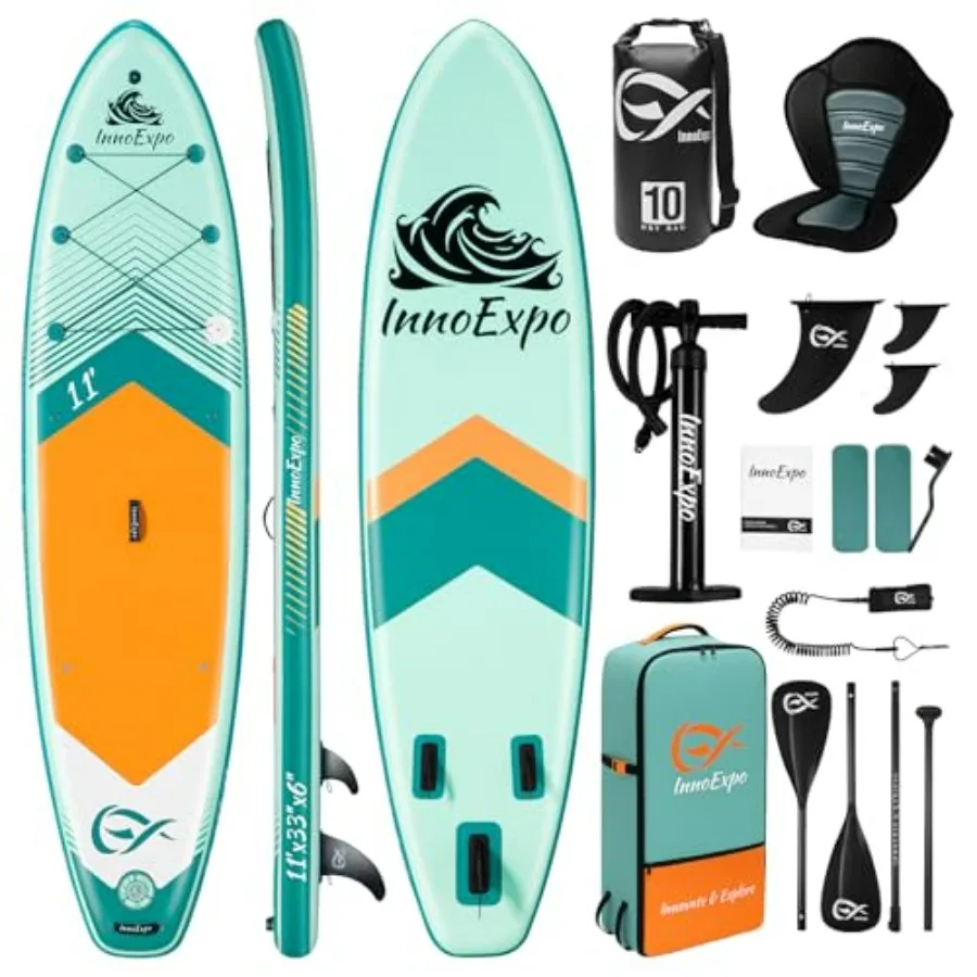 Inflatable Stand Up Paddle Boards for outdoor water sports, PVC drop-stitch material, blue-gray color, ultra-wide stable design
Inflatable Stand Up Paddle Boards for outdoor water sports, PVC drop-stitch material, blue-gray color, ultra-wide stable design