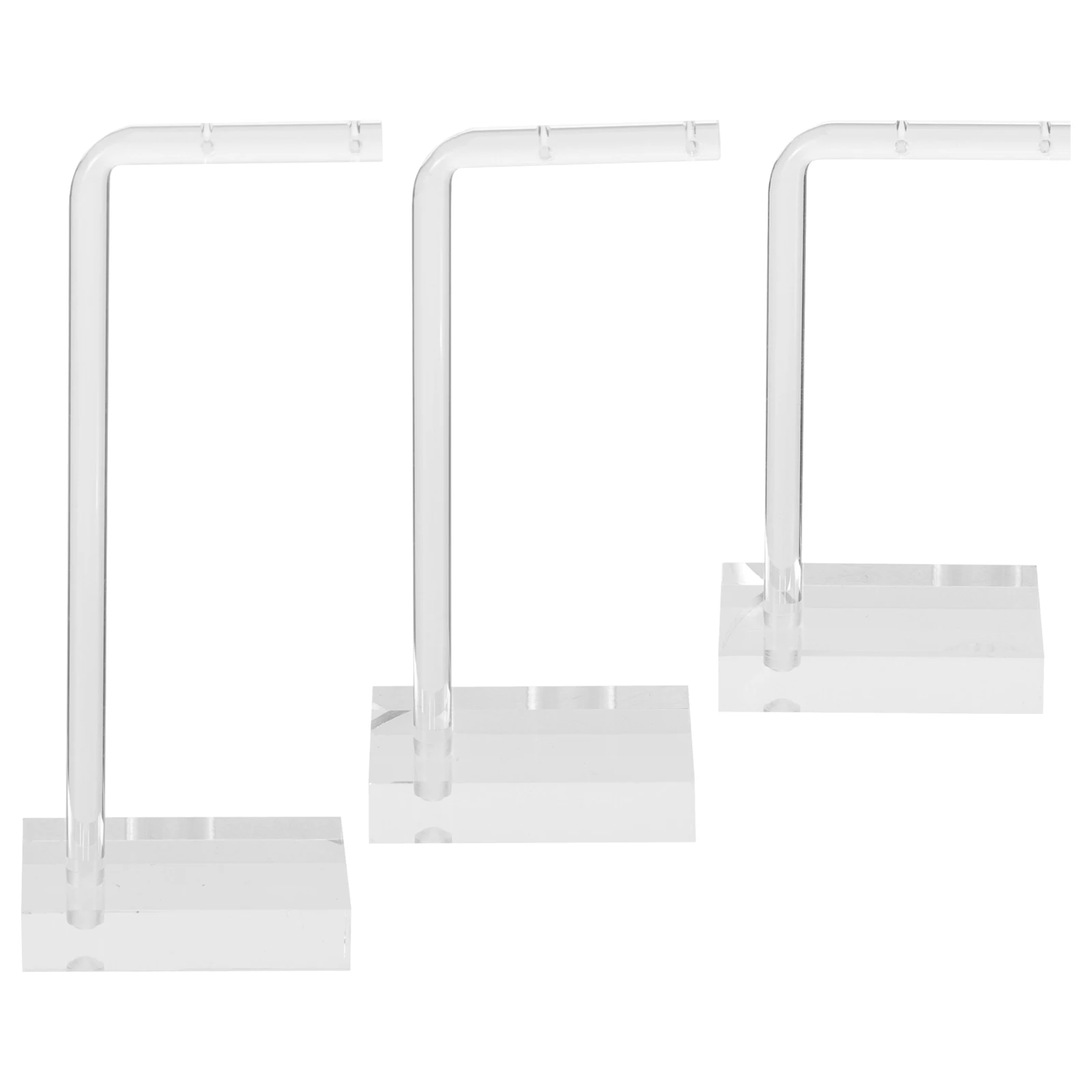 3 Pcs Clear Acrylic Jewelry Stand Display Stand Acrylic Jewelry Holder Clear Rack for Storage Showcase T Shape Design
3 Pcs Clear Acrylic Jewelry Stand Display Stand Acrylic Jewelry Holder Clear Rack for Storage Showcase T Shape Design