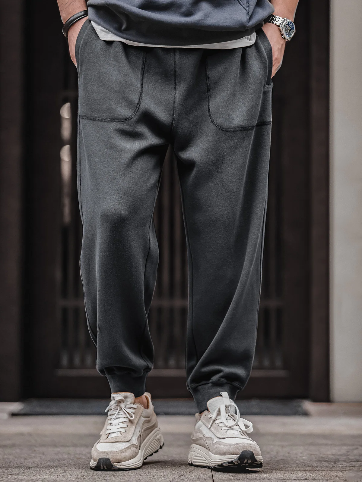 Maden Casual Knitted Dstring Trousers Nine Points Men's Sports Leisure Pants Spring Cotton Polyester Blend Straight Leg
Maden Casual Knitted Dstring Trousers Nine Points Men's Sports Leisure Pants Spring Cotton Polyester Blend Straight Leg