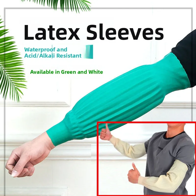 Extended Length Latex Waterproof Corrosion Resistant Sleeve Covers Oil And Acid Resistant Rubber Protector for Kitchen And Aq...
Extended Length Latex Waterproof Corrosion Resistant Sleeve Covers Oil And Acid Resistant Rubber Protector for Kitchen And Aq...