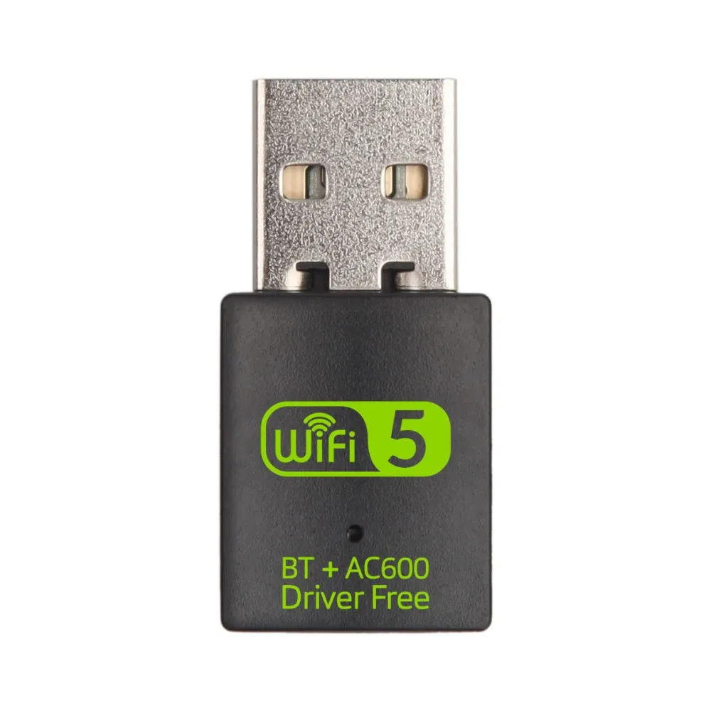600Mbps USB WiFi Bluetooth Adapter Dual Band 2.4Ghz 5Ghz Mini Wireless Network External Receiver
600Mbps USB WiFi Bluetooth Adapter Dual Band 2.4Ghz 5Ghz Mini Wireless Network External Receiver