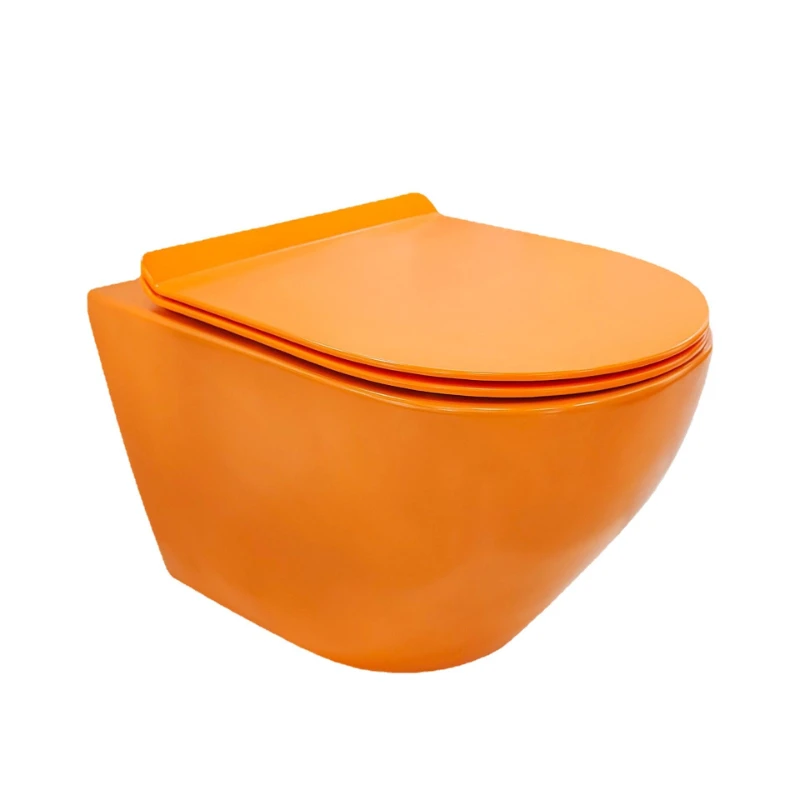 Matte hanging toilet Color matte wall-mounted toilet Household hidden
Matte hanging toilet Color matte wall-mounted toilet Household hidden