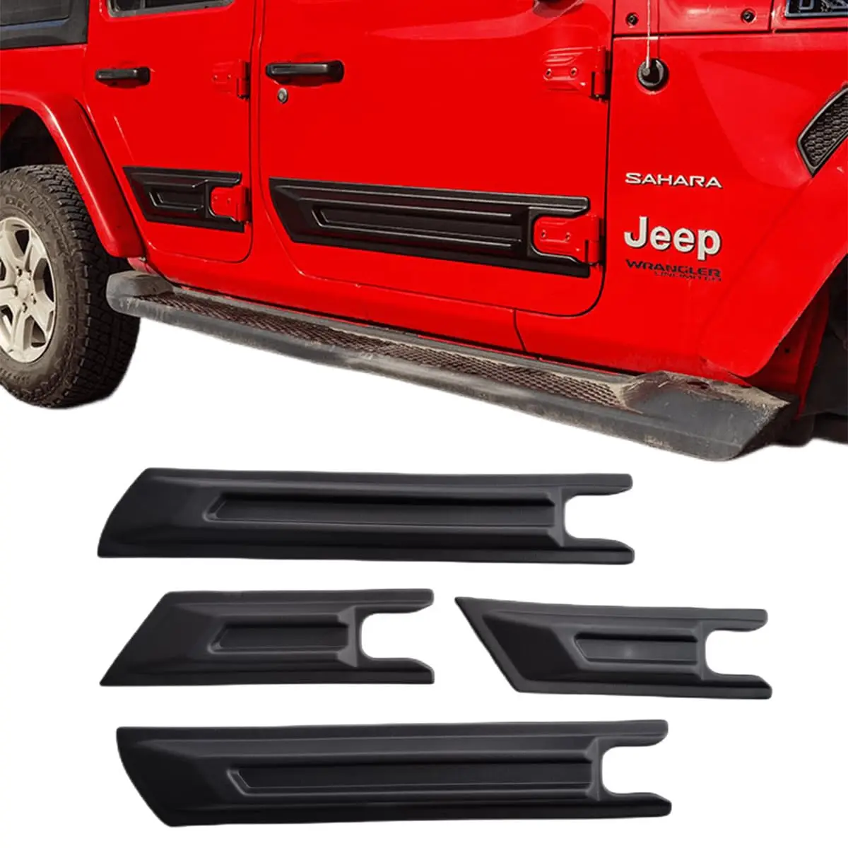 Body Side Panel Molding Trim Compatible with Wrangler JL/JT 07-22 Personality ABS Door Molding Anti Scratch Edge Guard
Body Side Panel Molding Trim Compatible with Wrangler JL/JT 07-22 Personality ABS Door Molding Anti Scratch Edge Guard