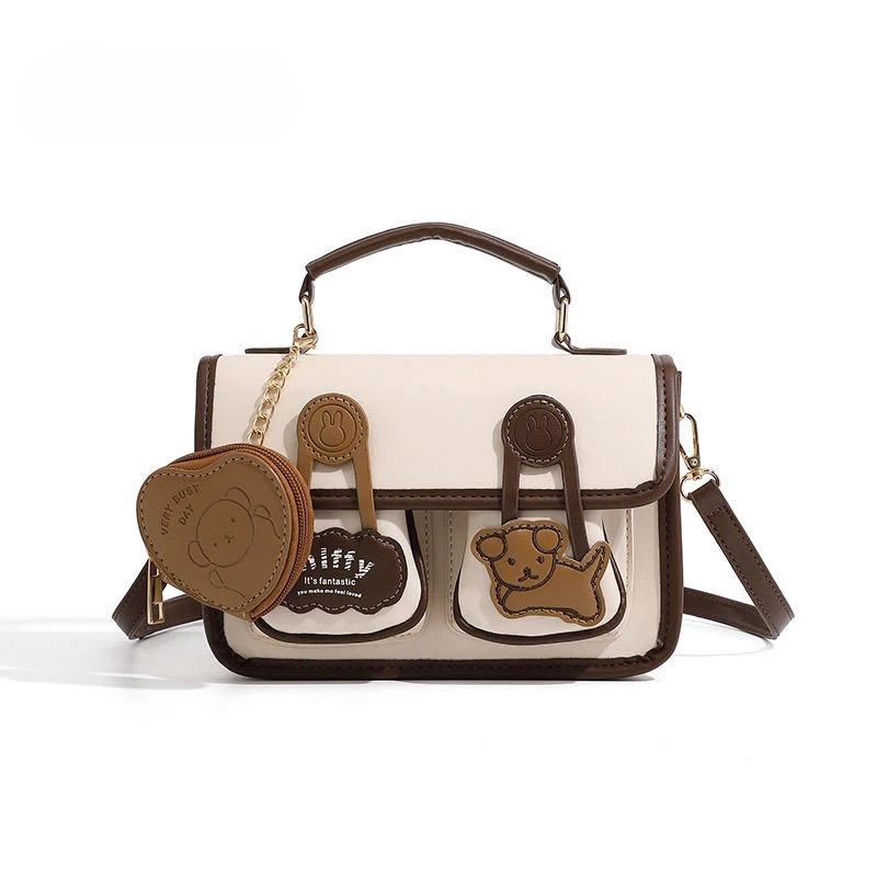 Japanese Cute Shoulder Bag Retro Small Square Bag Women's 2025 New College Style Versatile Crossbody Bags
Japanese Cute Shoulder Bag Retro Small Square Bag Women's 2025 New College Style Versatile Crossbody Bags