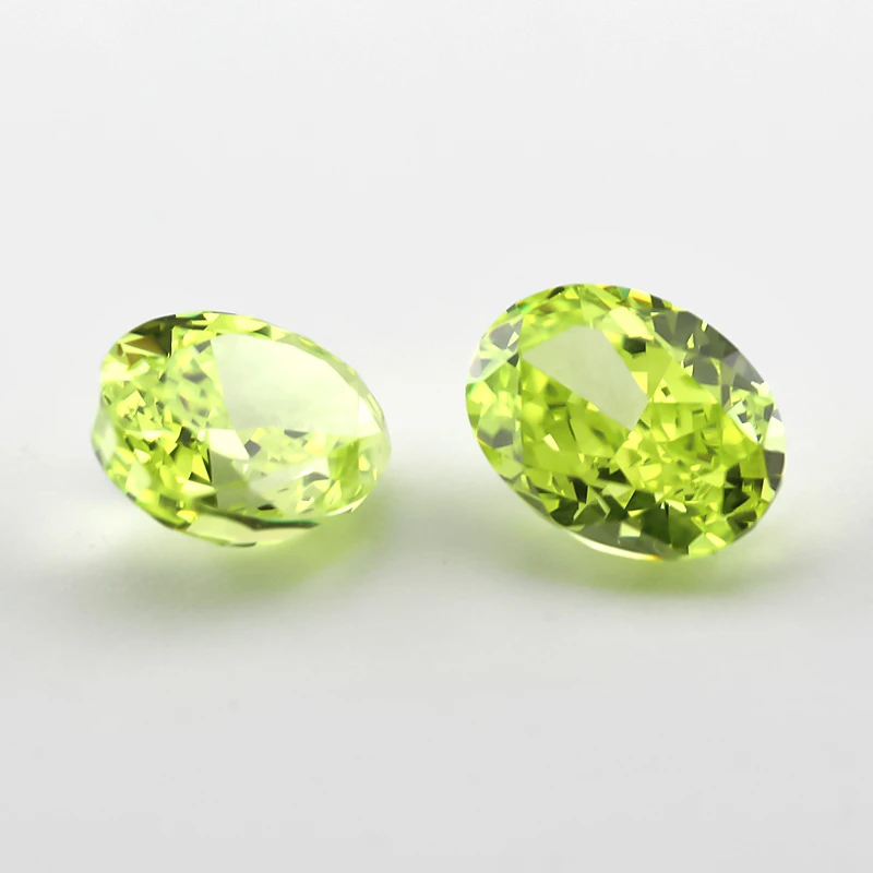 JINGANGZUO 6x8mm 12#Apple Green Oval Crushed Ice Cut CZ Stone 5A Loose Cubic Zirconia Synthetic Gemstone For Jewelry Making
JINGANGZUO 6x8mm 12#Apple Green Oval Crushed Ice Cut CZ Stone 5A Loose Cubic Zirconia Synthetic Gemstone For Jewelry Making