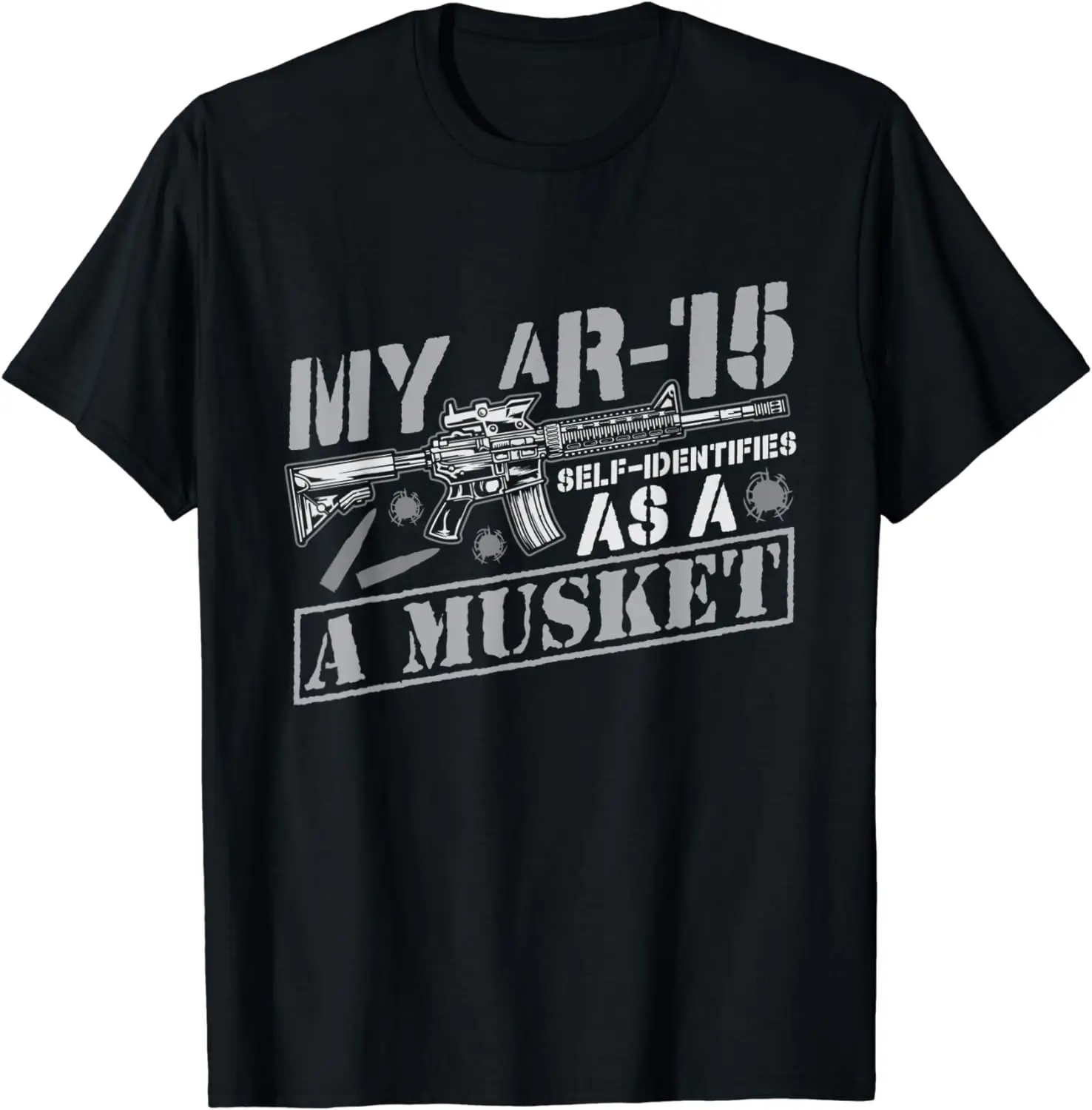 My AR-15 Self-Identifies As A Musket T-Shirt 100% Cotton O-Neck Summer Short Sleeve Casual Mens T-shirt Size S-3XL
My AR-15 Self-Identifies As A Musket T-Shirt 100% Cotton O-Neck Summer Short Sleeve Casual Mens T-shirt Size S-3XL