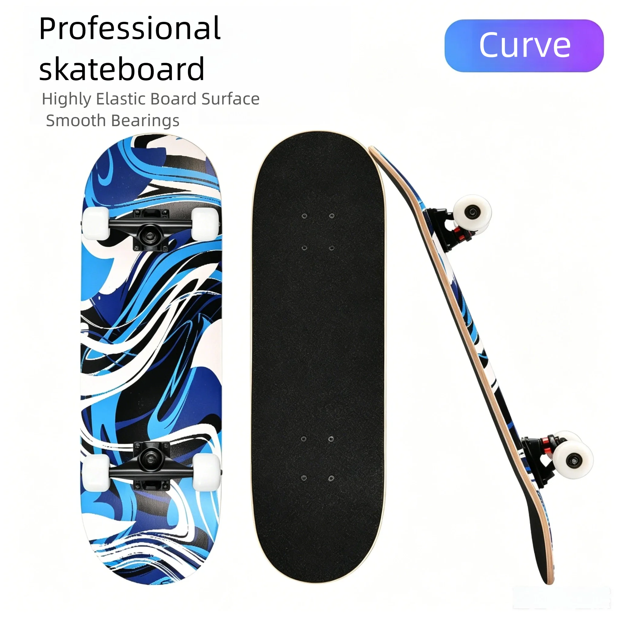 Complete Skateboard 80*20cm Standard Trick Skateboards 7 Layer Canadian Maple Wood Deck Complete Skate Board For Adults Teenager
Complete Skateboard 80*20cm Standard Trick Skateboards 7 Layer Canadian Maple Wood Deck Complete Skate Board For Adults Teenager