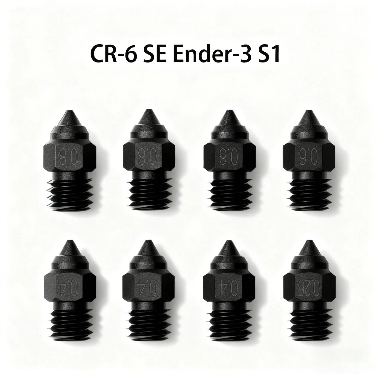 Copper Plated Hard Steel Brass Nozzle 0.4mm for CR-6 SE CR5 pro Ender 3 S1 pro CR10 V2 Ender 5 3D Printer Parts
Copper Plated Hard Steel Brass Nozzle 0.4mm for CR-6 SE CR5 pro Ender 3 S1 pro CR10 V2 Ender 5 3D Printer Parts