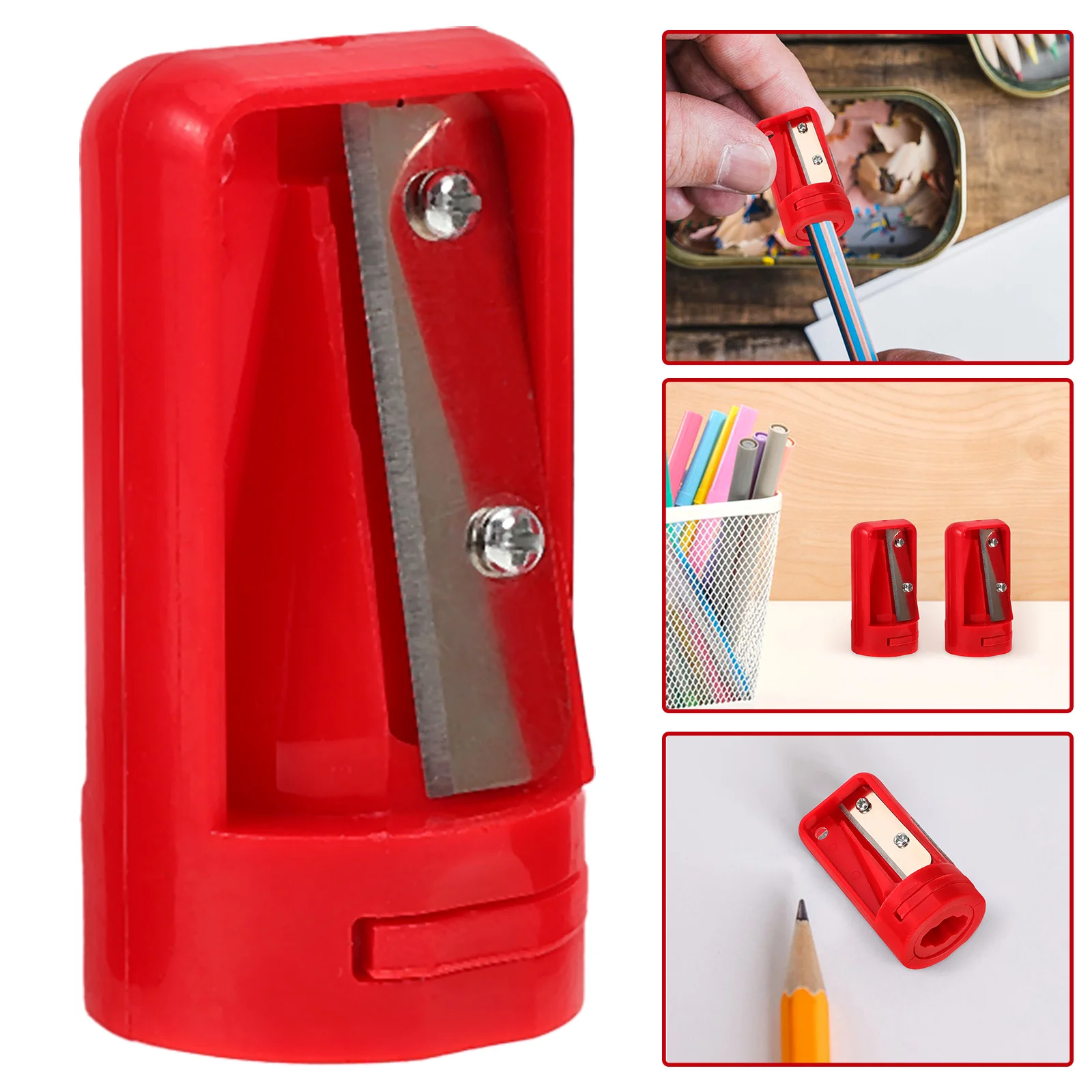 3 Pcs Pencil Sharpener Stationery Sharper Sharpening Tool Automatic Sharpner Red Sharpners Student
3 Pcs Pencil Sharpener Stationery Sharper Sharpening Tool Automatic Sharpner Red Sharpners Student