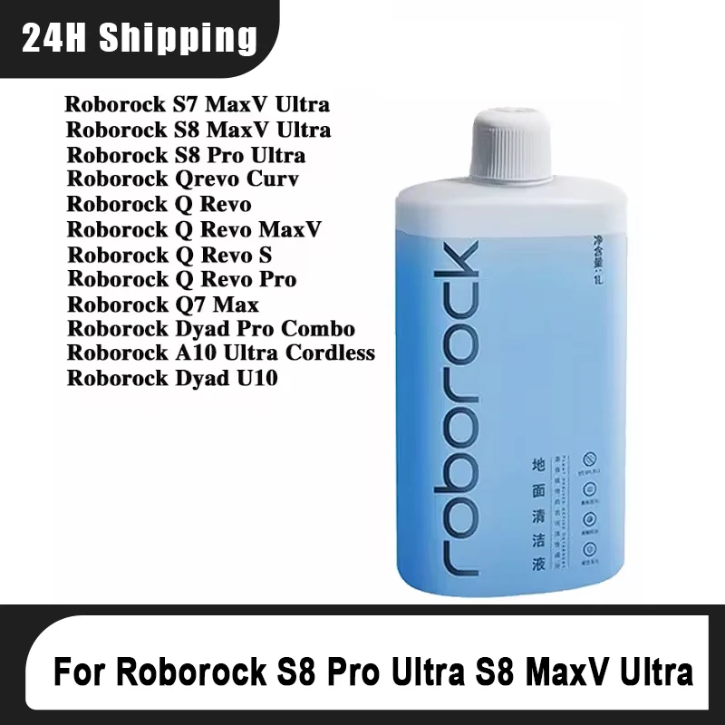 Original Roborock S8 Pro Ultra S8 MaxV Ultra S7 MaxV Ultra Curv Floor Cleaning Solutions Liquid 1L Accessories
Original Roborock S8 Pro Ultra S8 MaxV Ultra S7 MaxV Ultra Curv Floor Cleaning Solutions Liquid 1L Accessories