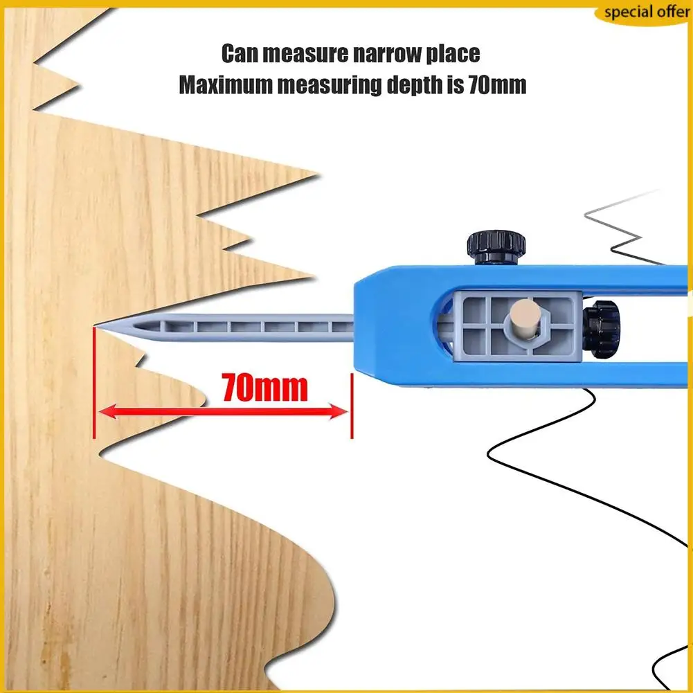 A50I Contour Gauge Scribe Tool With Lock Contour Gauge Duplicator Contour Gauge Profile Tool With 5 Pencils
A50I Contour Gauge Scribe Tool With Lock Contour Gauge Duplicator Contour Gauge Profile Tool With 5 Pencils