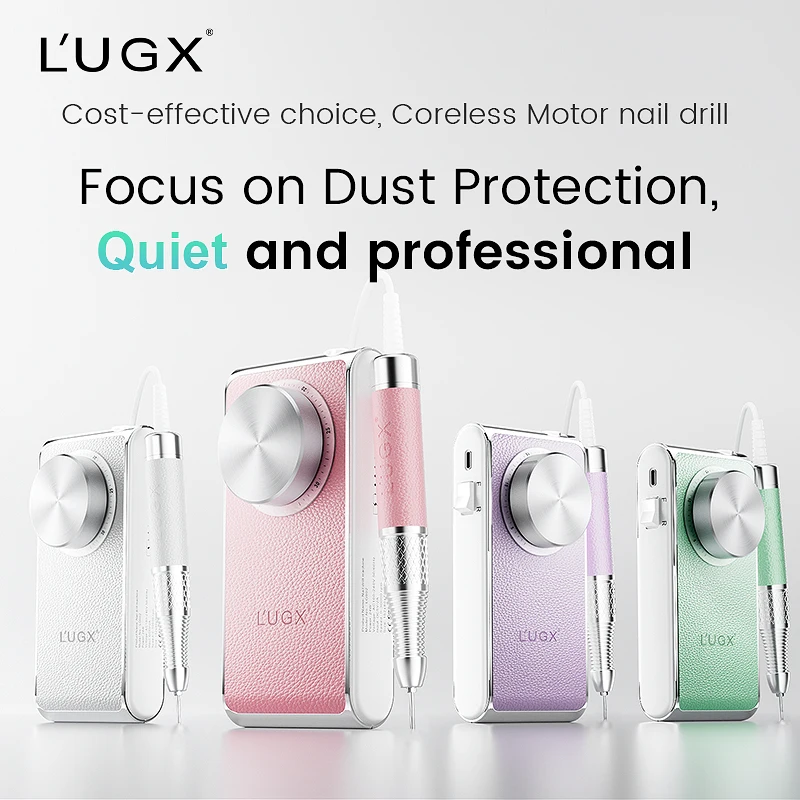 LUGX High-Quality Electric Nail Drill Machine (30,000 RPM) USB rechargeable professional Nail Art File Polisher Manicure Tools
LUGX High-Quality Electric Nail Drill Machine (30,000 RPM) USB rechargeable professional Nail Art File Polisher Manicure Tools