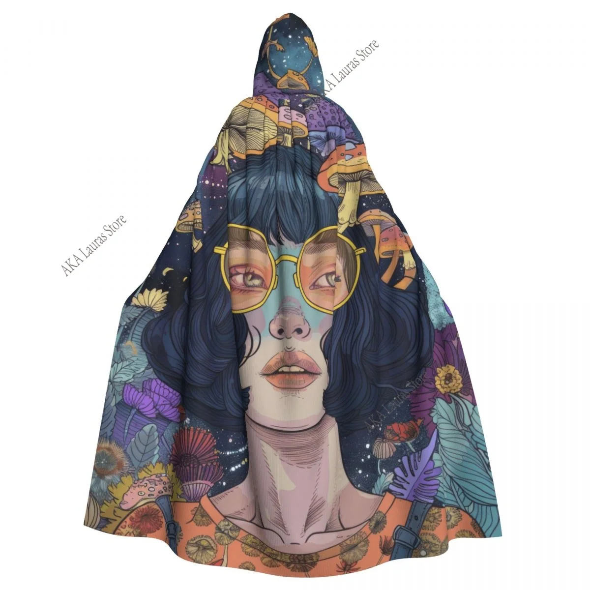 Psychedelic Girl Long Hooded Cloak Witch Medieval Costume Cosplay Cape HalloweenVampire Adult Unisex
Psychedelic Girl Long Hooded Cloak Witch Medieval Costume Cosplay Cape HalloweenVampire Adult Unisex