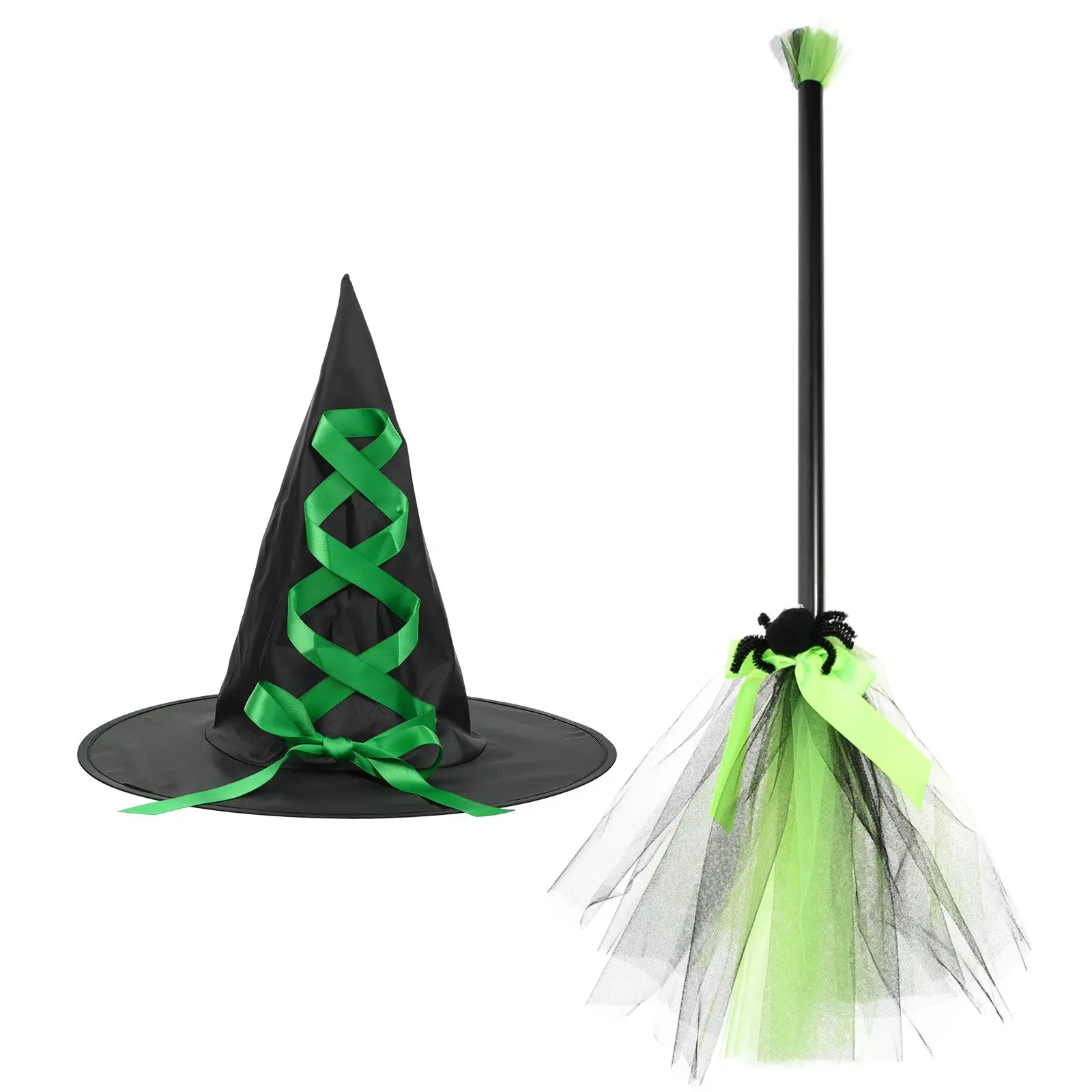 Witch Decor Hat Set Halloween Costumes Cosplay Props Wizard Brooms Green Caps Toddler
Witch Decor Hat Set Halloween Costumes Cosplay Props Wizard Brooms Green Caps Toddler