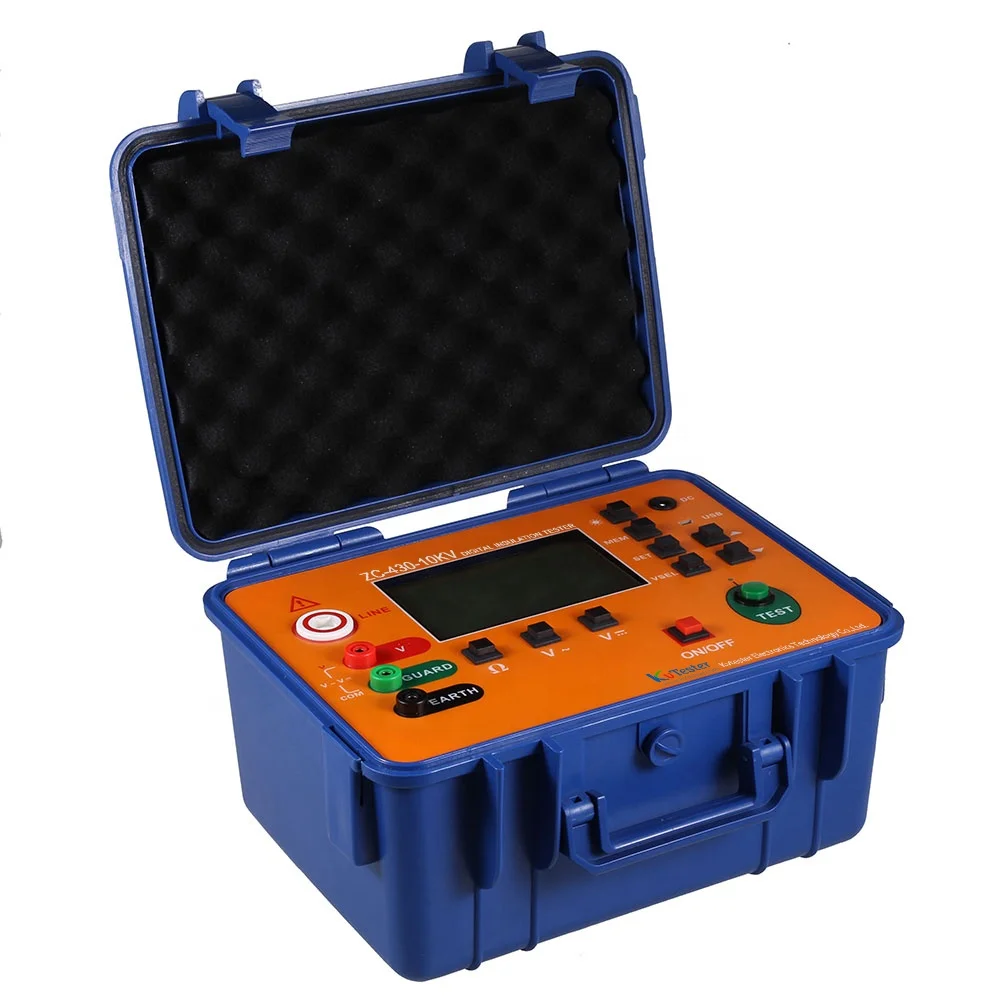 Resistance Tester 10KV Digital Insulation Resistance Meter Megohmmeter
Resistance Tester 10KV Digital Insulation Resistance Meter Megohmmeter