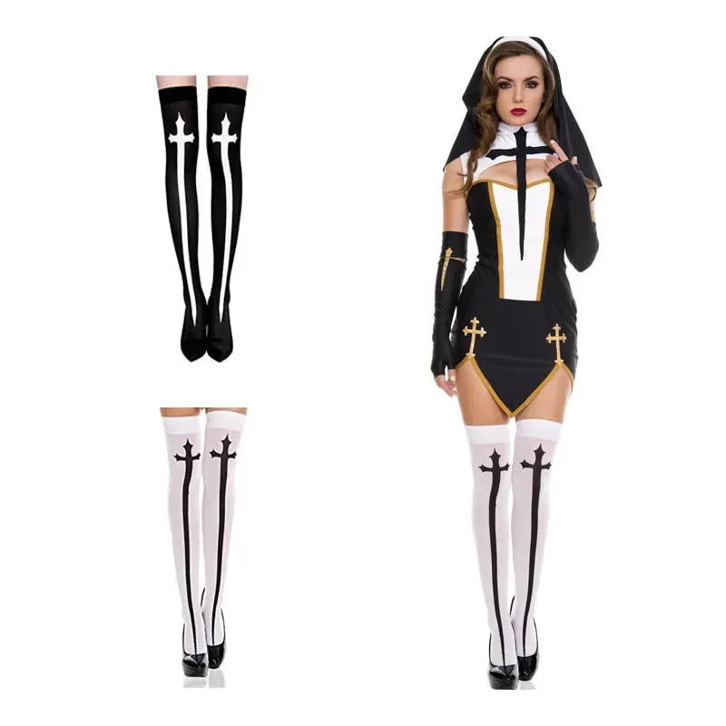 Halloween cosplay costume women's long stockings
Halloween cosplay costume women's long stockings