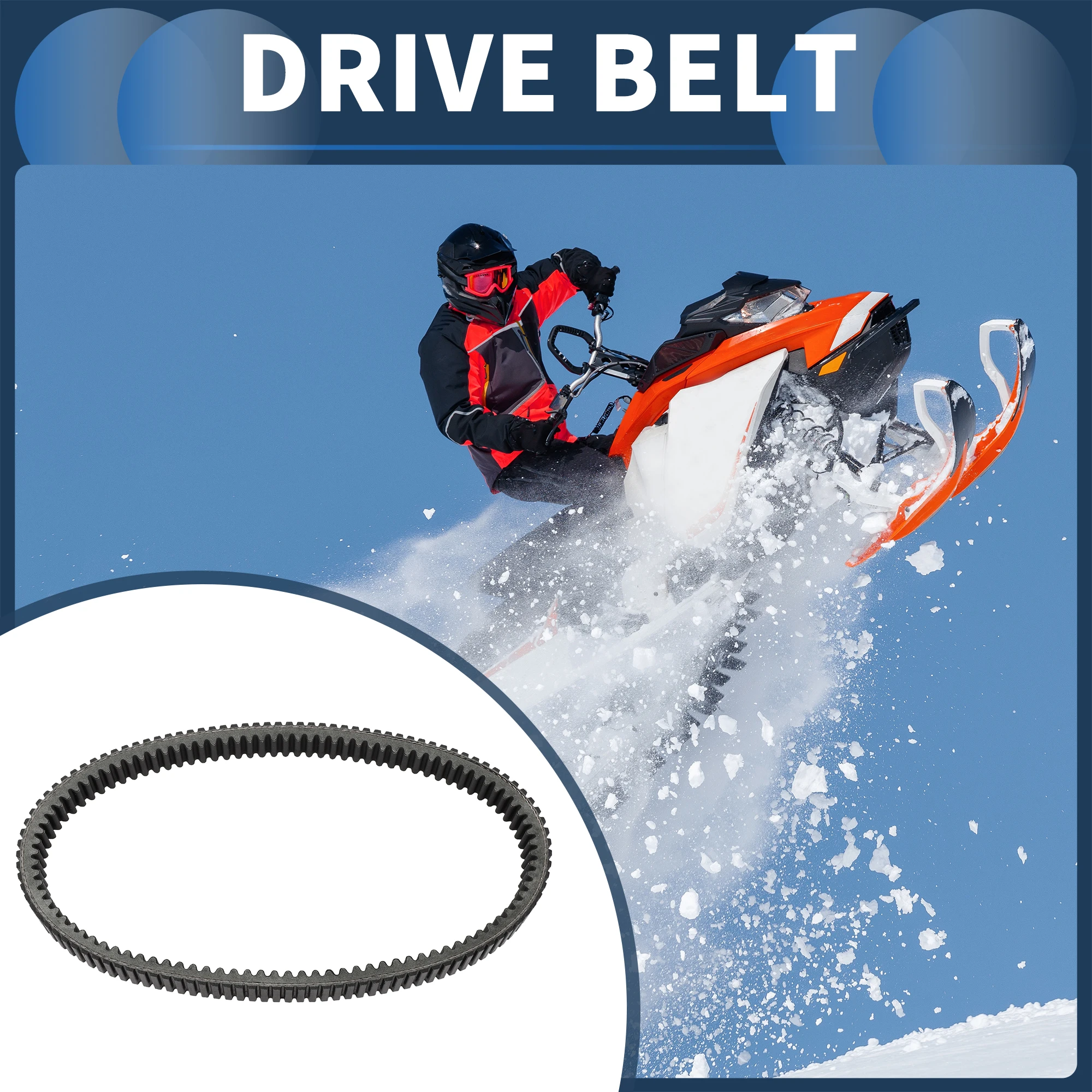 Motoforti Drive Belt Inner V-Belt No.414860700 for Ski-Doo MXZ 500 1998-2002 Wear Resistant and High-Temperature Resistant
Motoforti Drive Belt Inner V-Belt No.414860700 for Ski-Doo MXZ 500 1998-2002 Wear Resistant and High-Temperature Resistant