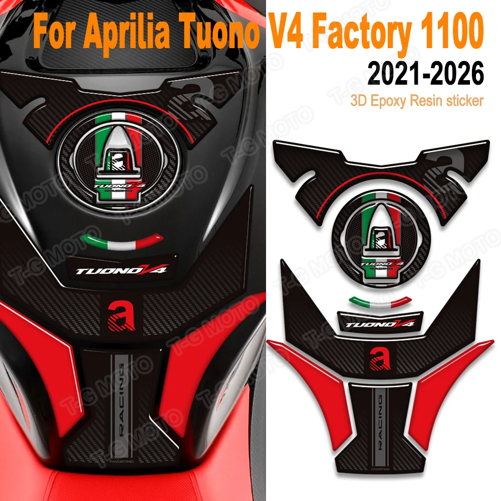For Aprilia Tuono V4 Factory 1100 3D Epoxy Resin Motorcycle Tank Pad Protection Sticker New Decorative Decal kit 2021-2026
For Aprilia Tuono V4 Factory 1100 3D Epoxy Resin Motorcycle Tank Pad Protection Sticker New Decorative Decal kit 2021-2026