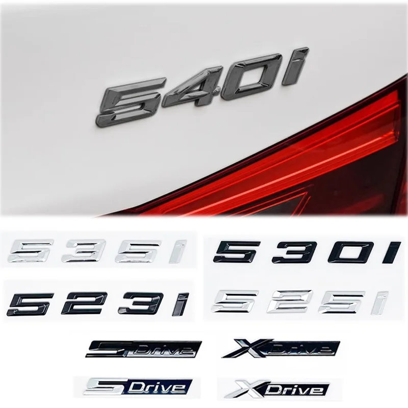 ABS Car Rear Trunk Letters Logo Badge Emblem Sticker For BMW 5 Series 520i 523i 525i 528i 530i 535i 540i 545i XDrive E39 E60 E61
ABS Car Rear Trunk Letters Logo Badge Emblem Sticker For BMW 5 Series 520i 523i 525i 528i 530i 535i 540i 545i XDrive E39 E60 E61