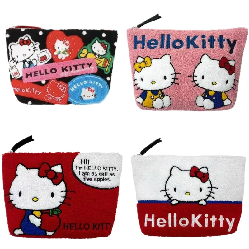 Kawaii Hello Kitty Embroidery Makeup Bag Cartoon Stationery Pen Bag Washroom Storage Bag Sanrio Gift Toy for Girl
Kawaii Hello Kitty Embroidery Makeup Bag Cartoon Stationery Pen Bag Washroom Storage Bag Sanrio Gift Toy for Girl