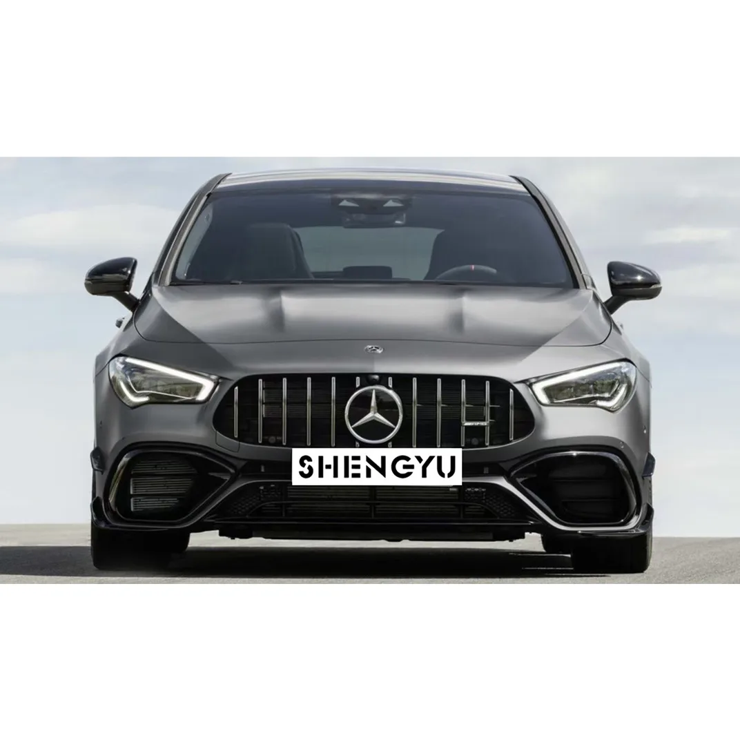 Комплект кузова автомобиля для Benz a Class W118. Изменение в стиле AMG A5. Включает выхлопную трубу решетки, боковую юбку и автомобильные бамперы.
Комплект кузова автомобиля для Benz a Class W118. Изменение в стиле AMG A5. Включает выхлопную трубу решетки, боковую юбку и автомобильные бамперы.