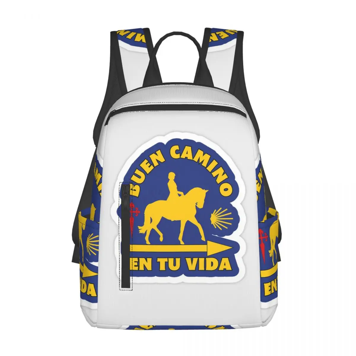 Желтый рюкзак с узором из ракушек Камино де Сантьяго, вместительный, для книг, школьный, на плечо, для мужчин и женщин
Желтый рюкзак с узором из ракушек Камино де Сантьяго, вместительный, для книг, школьный, на плечо, для мужчин и женщин