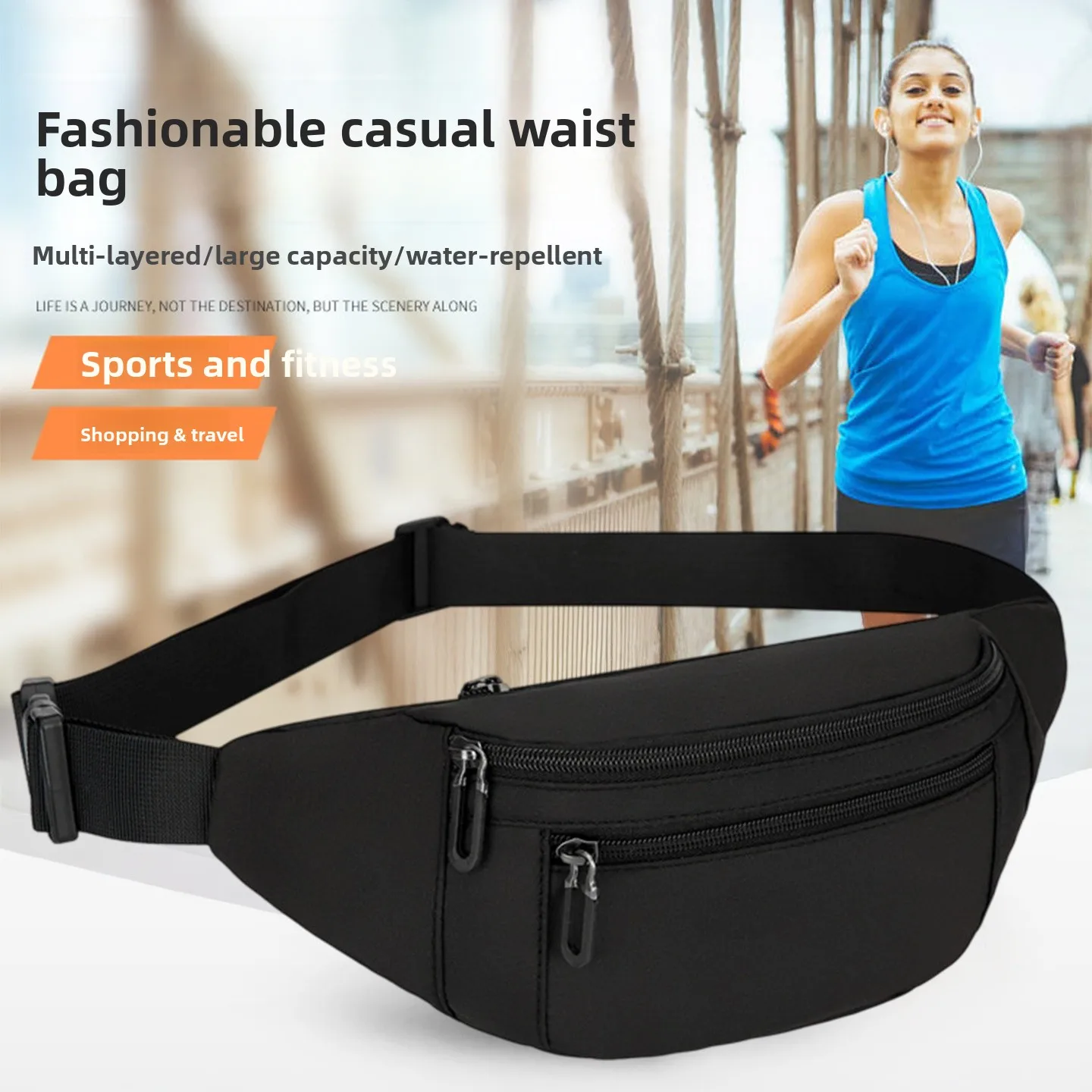Waterproof Sports Running Waist Bag ex Crossbody Work Bag Faionable Multi-Functional 2026 New Sle for Young Adults
Waterproof Sports Running Waist Bag ex Crossbody Work Bag Faionable Multi-Functional 2026 New Sle for Young Adults