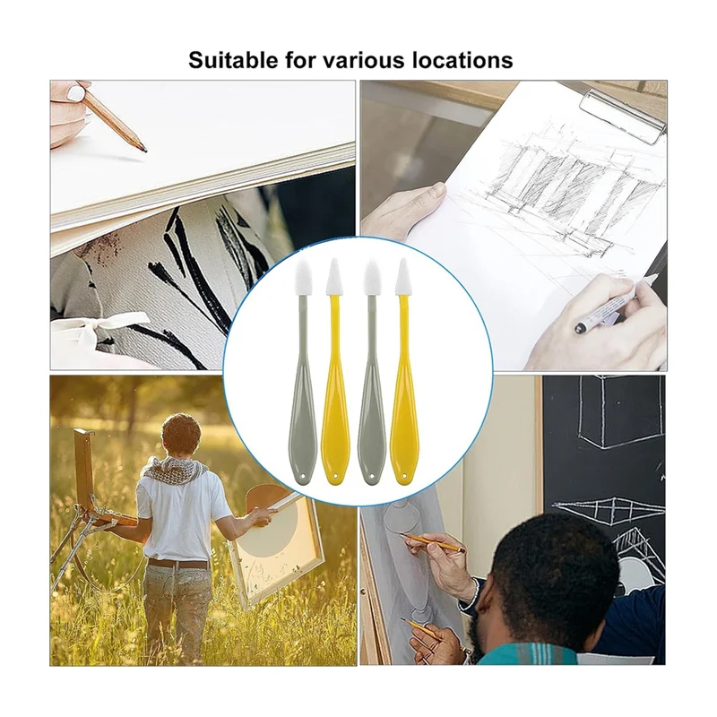 A29M-Paper Art Blending Stumps Sketch Drawing Tools, 80 Pcs Art Blenders Stumps Sketch Sponge Wiper Heads, Sketch Trimmer
A29M-Paper Art Blending Stumps Sketch Drawing Tools, 80 Pcs Art Blenders Stumps Sketch Sponge Wiper Heads, Sketch Trimmer