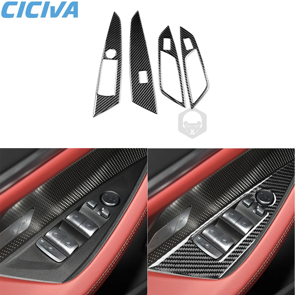 For BMW 4 series M4 2021 Car Interior Car Door armrest Cover Real Black Carbon Fiber Trim Sticker Car Accessories
For BMW 4 series M4 2021 Car Interior Car Door armrest Cover Real Black Carbon Fiber Trim Sticker Car Accessories
