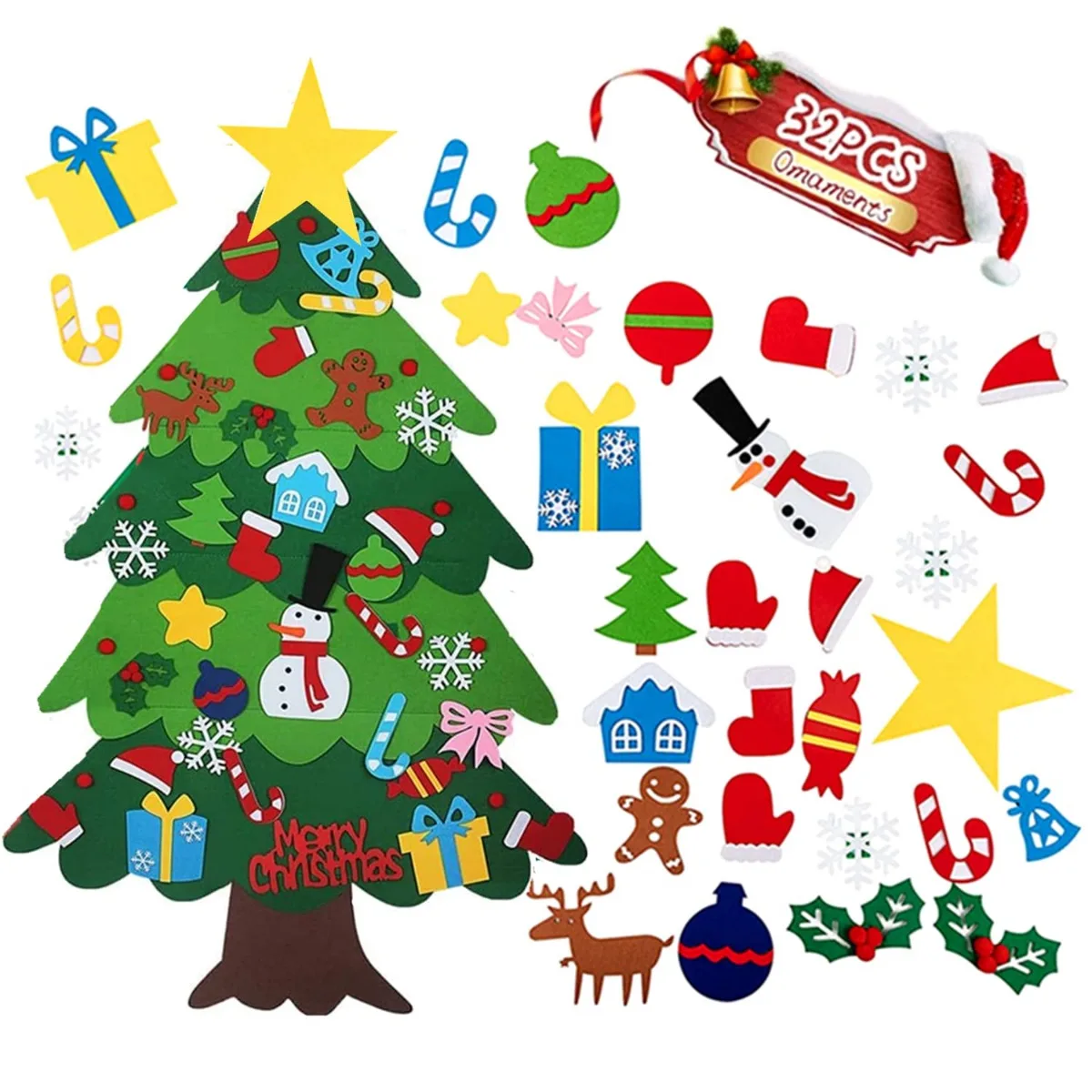 DIY Felt Christmas Tree Set with Ornaments for Kids Ornaments DIY Felt Tree Xmas Decor Indoor Kids Activities Christmas Presents
DIY Felt Christmas Tree Set with Ornaments for Kids Ornaments DIY Felt Tree Xmas Decor Indoor Kids Activities Christmas Presents