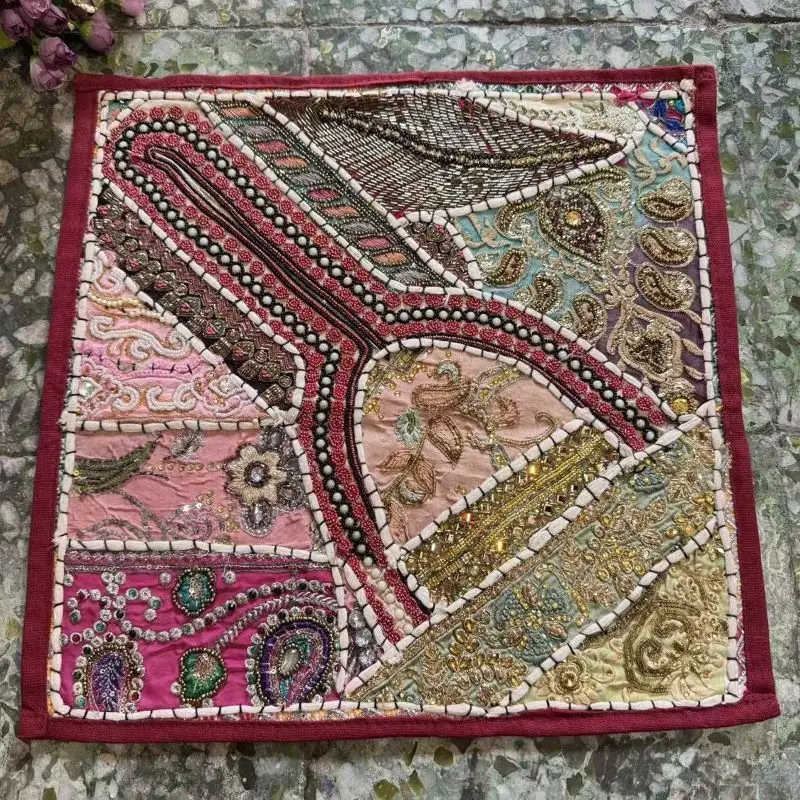 Nepal Retro Luxury Handmade Beaded Embroidery Ethnic Sari Small Tapestry Hanging Decoration
Nepal Retro Luxury Handmade Beaded Embroidery Ethnic Sari Small Tapestry Hanging Decoration