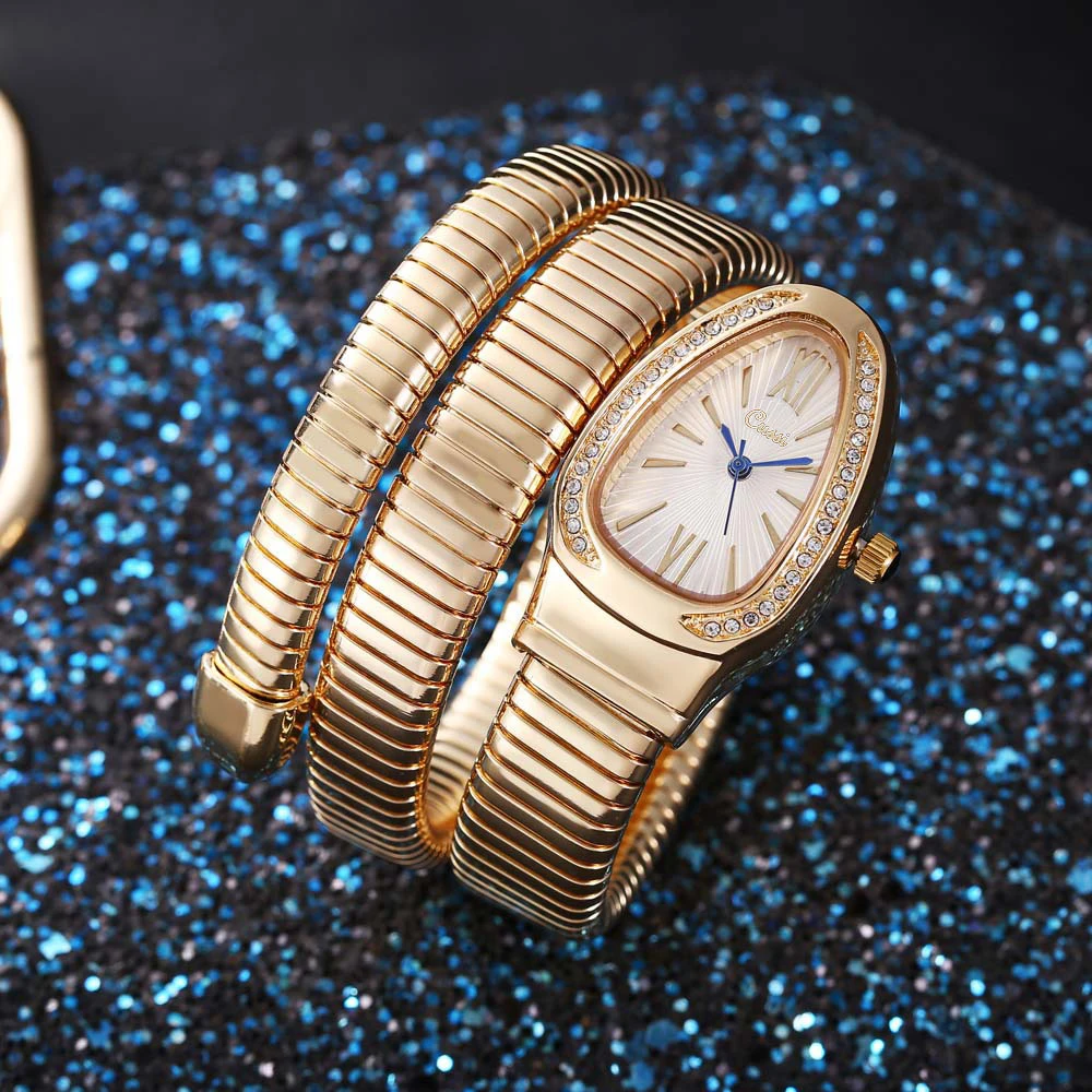 Hot selling fashion creative elegant snake shaped bracelet women's quartz watch reloj high quality Ladies Wristwatch
Hot selling fashion creative elegant snake shaped bracelet women's quartz watch reloj high quality Ladies Wristwatch